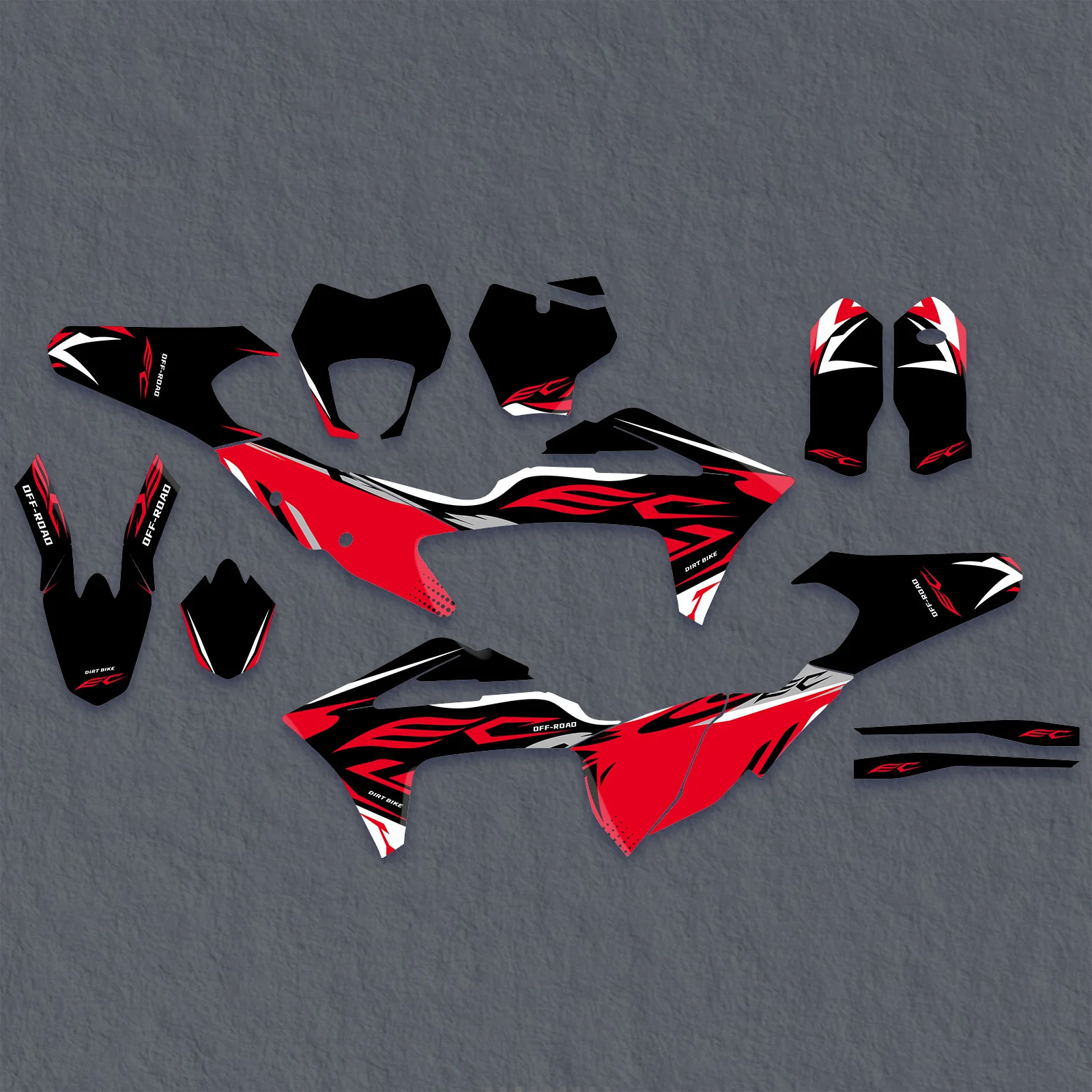 Full Graphics Decals Stickers Set For GAS GAS EC Enduro 2021-2023 - Image 2