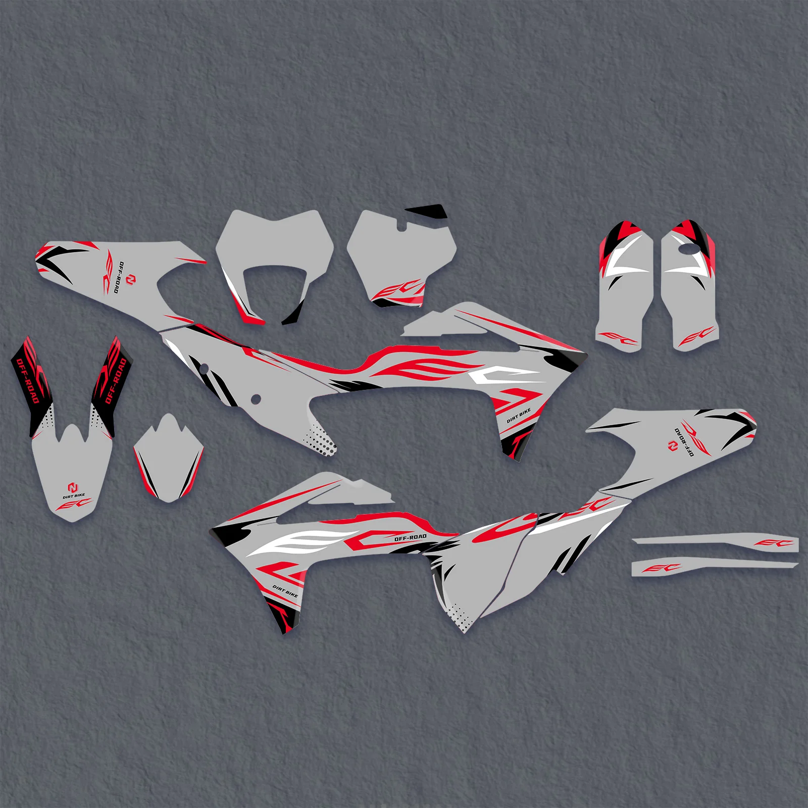 Full Graphics Decals Stickers Set For GAS GAS EC Enduro 2021-2023 - Image 3