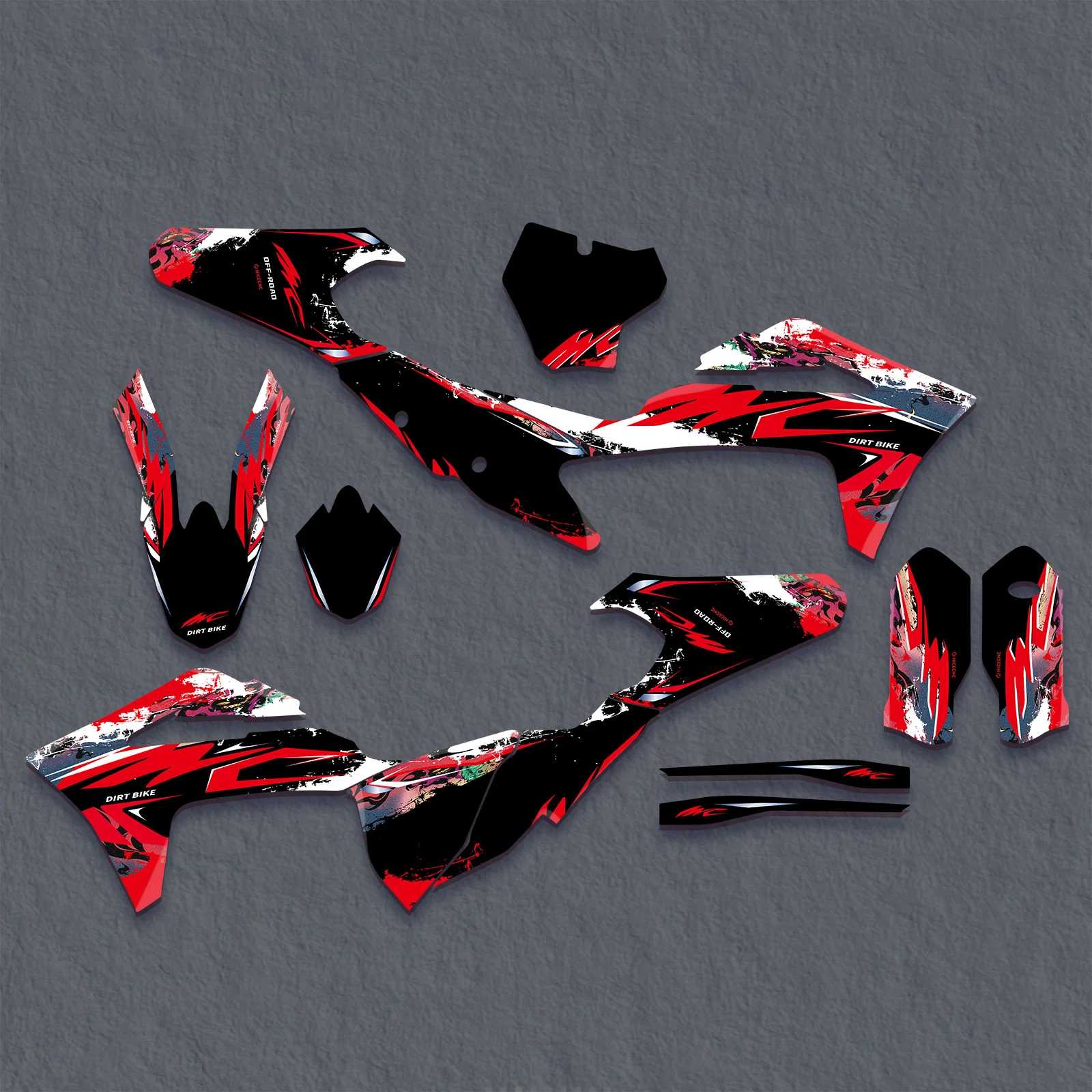 Full Graphics Decals Stickers Set For GAS GAS MC Motocross All Models 2021-2023