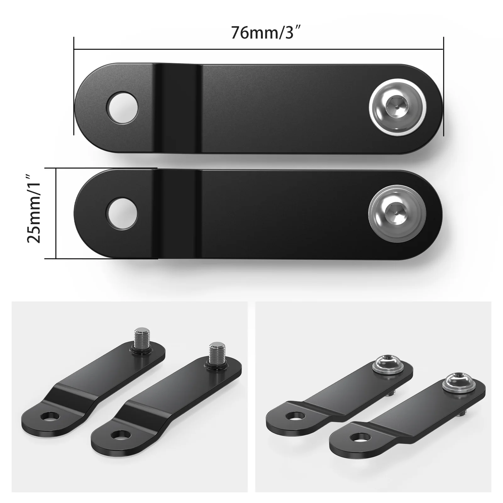 Gas Tank Lift Riser Extension Kit For Harley Dyna Low Rider Fat Bob Street Bob Super Glide - Image 4