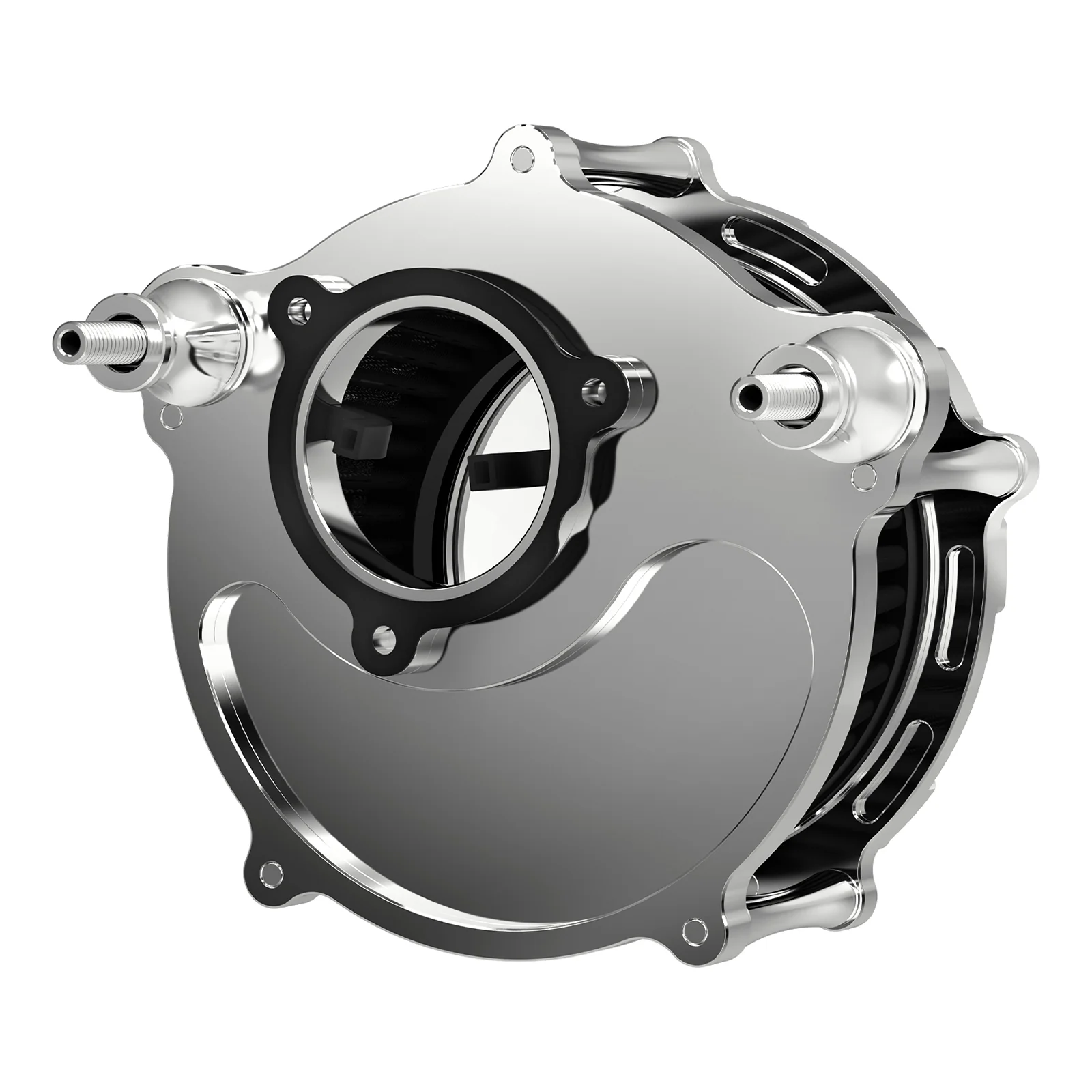 Full Clear M8 LED Air Cleaner Filter Intake Kit For Harley Road King Electra Street Glide - Image 37