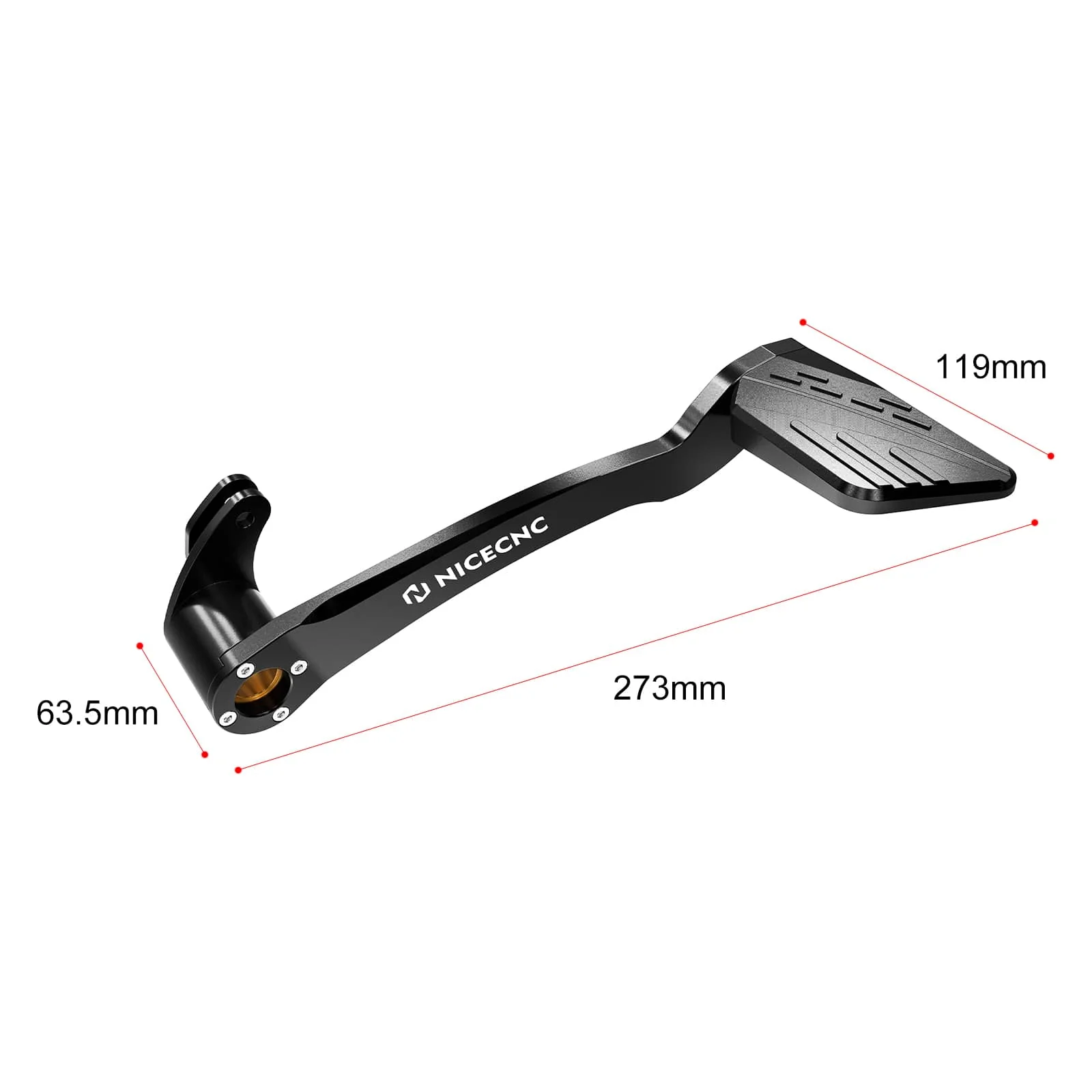 Integrated Rear Brake Arm Lever Peg Pedal Kit For Harley Road King Electra Street Glide - Image 5