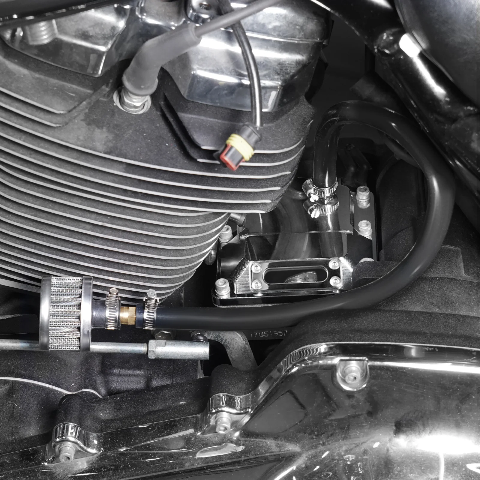Transparent Vented Transmission Top Cover For Harley-Davidson M8 Engine 2017-2024 - Image 21