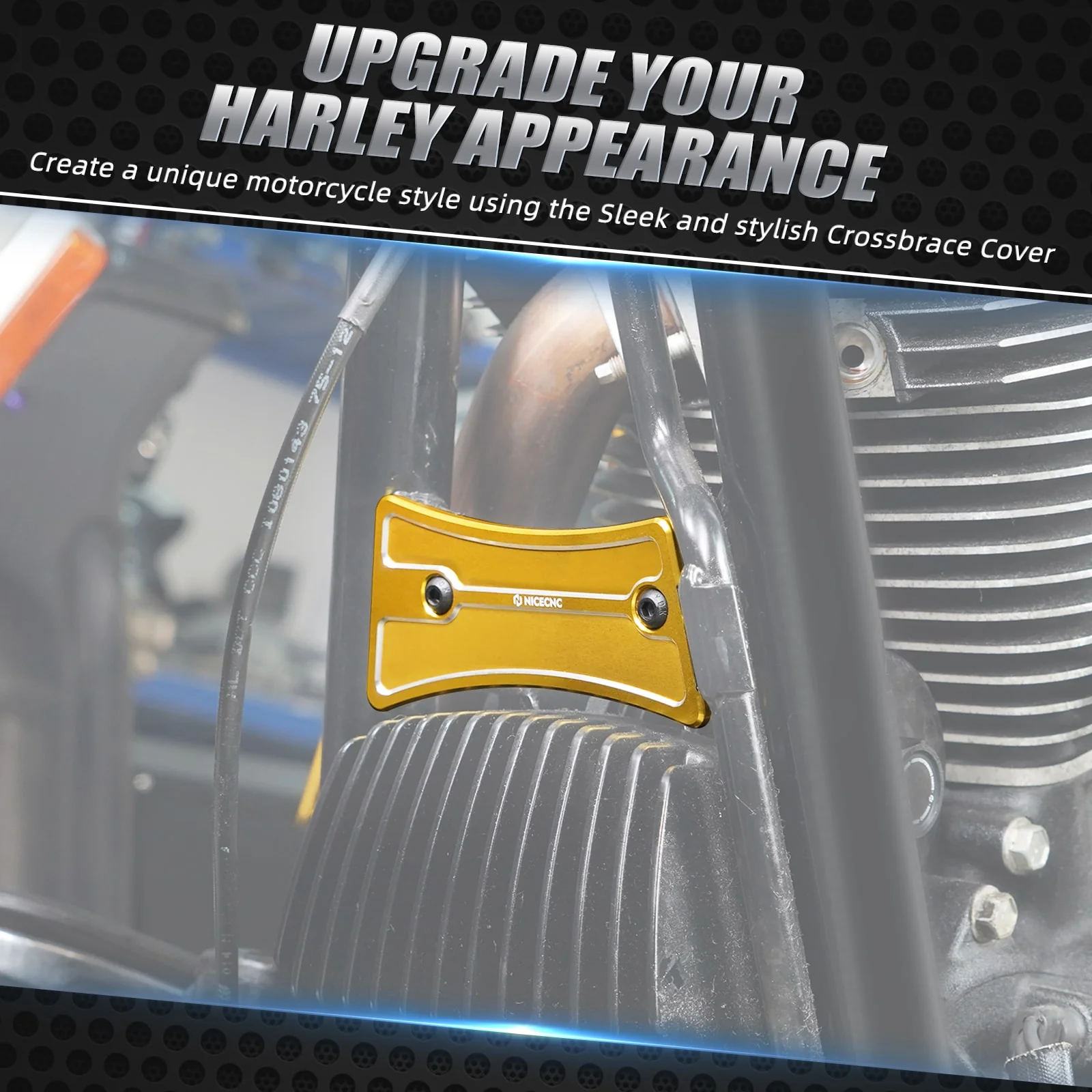 Frame Downtube Crossbrace Trim Cover For Harley Road King Electra Street Glide - Image 18