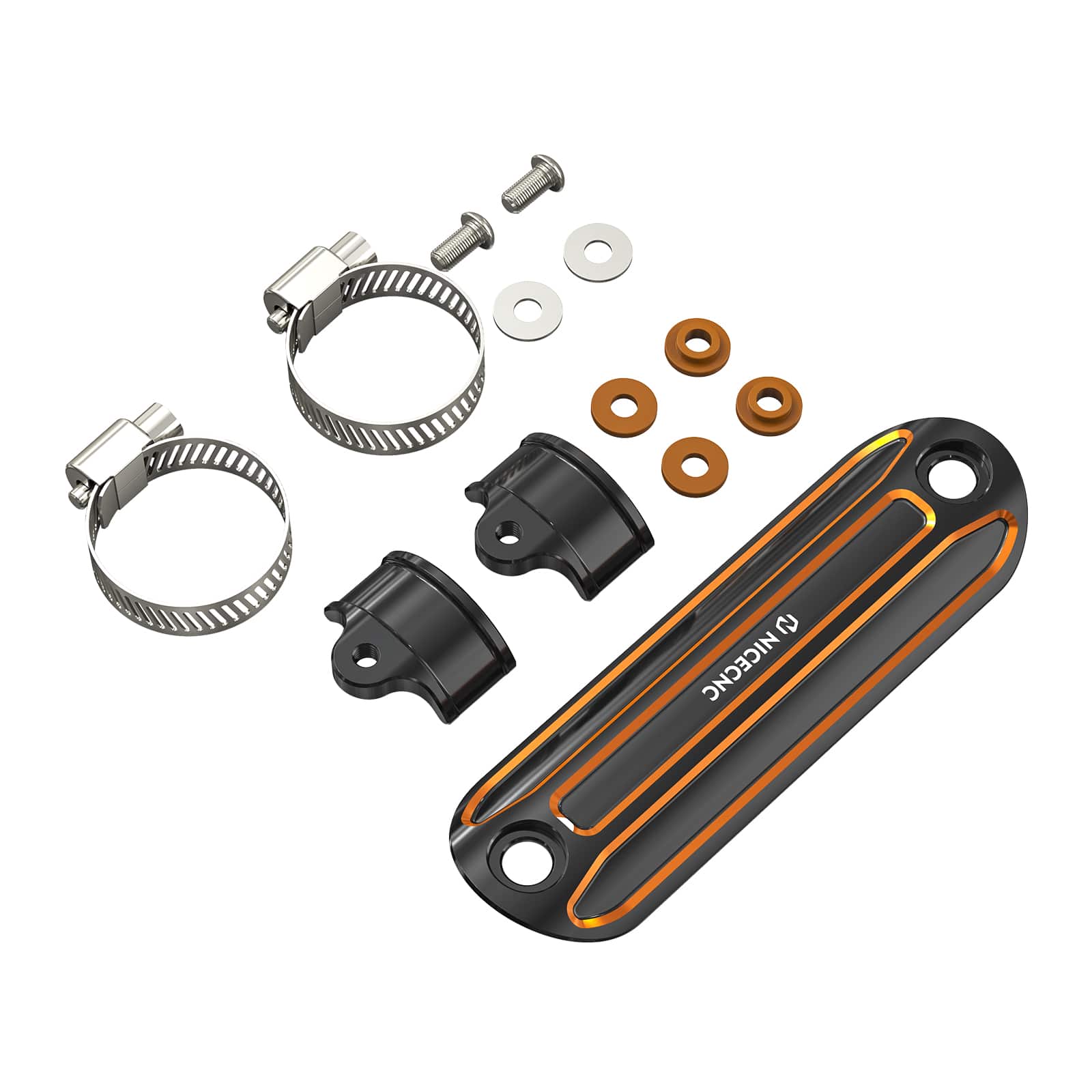 Muffler Exhaust Pipe Heat Shield Cover Heel Guard For Harley Road King Street Glide - Image 5