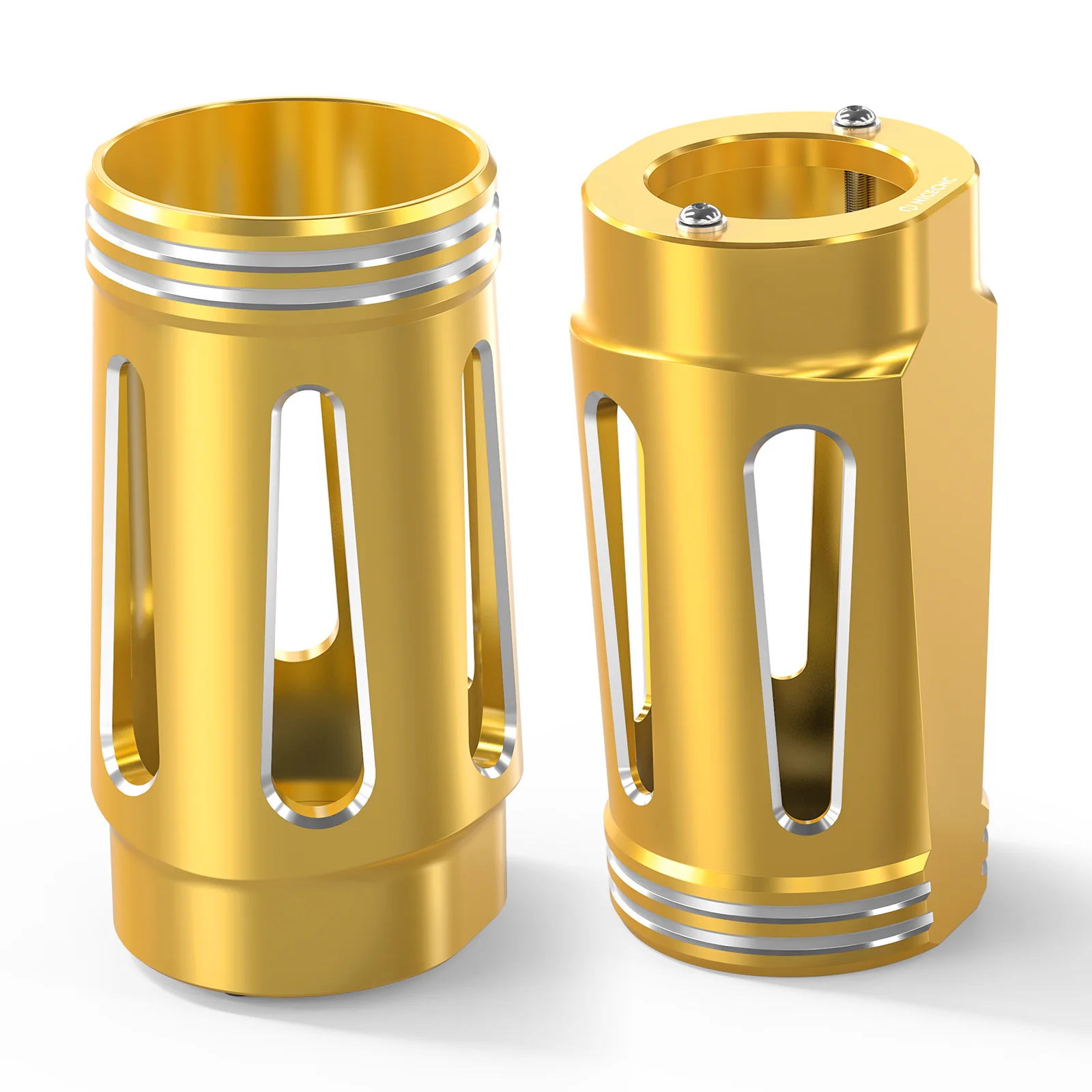 Front Fork Tube Slider Covers For Harley Road King Street Glide Freewheeler Ultra Limited - Image 18