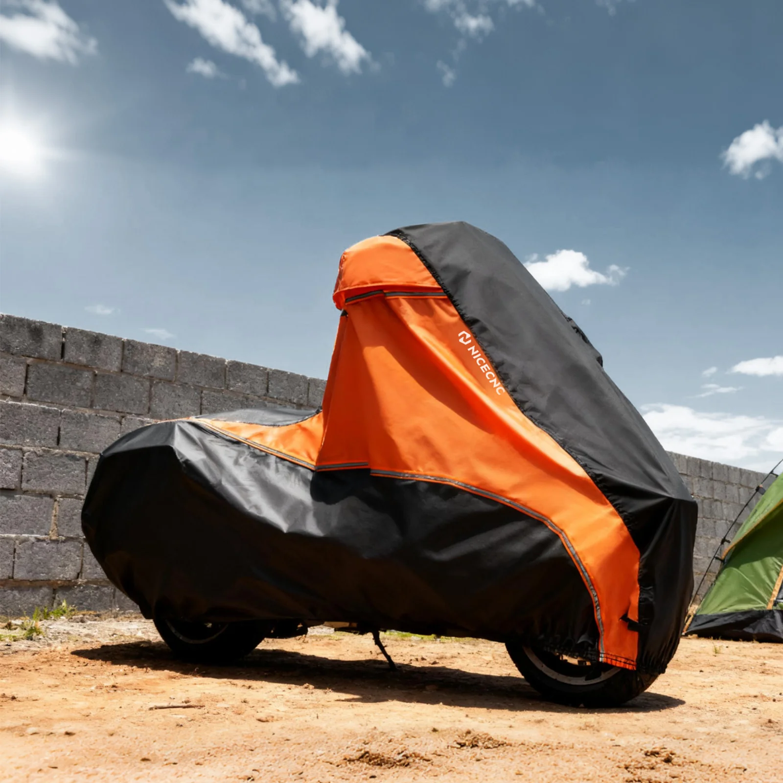 All-Weather Motorcycle Cover w/Heat Shield Protection For Harley Road King Street Glide - Image 2