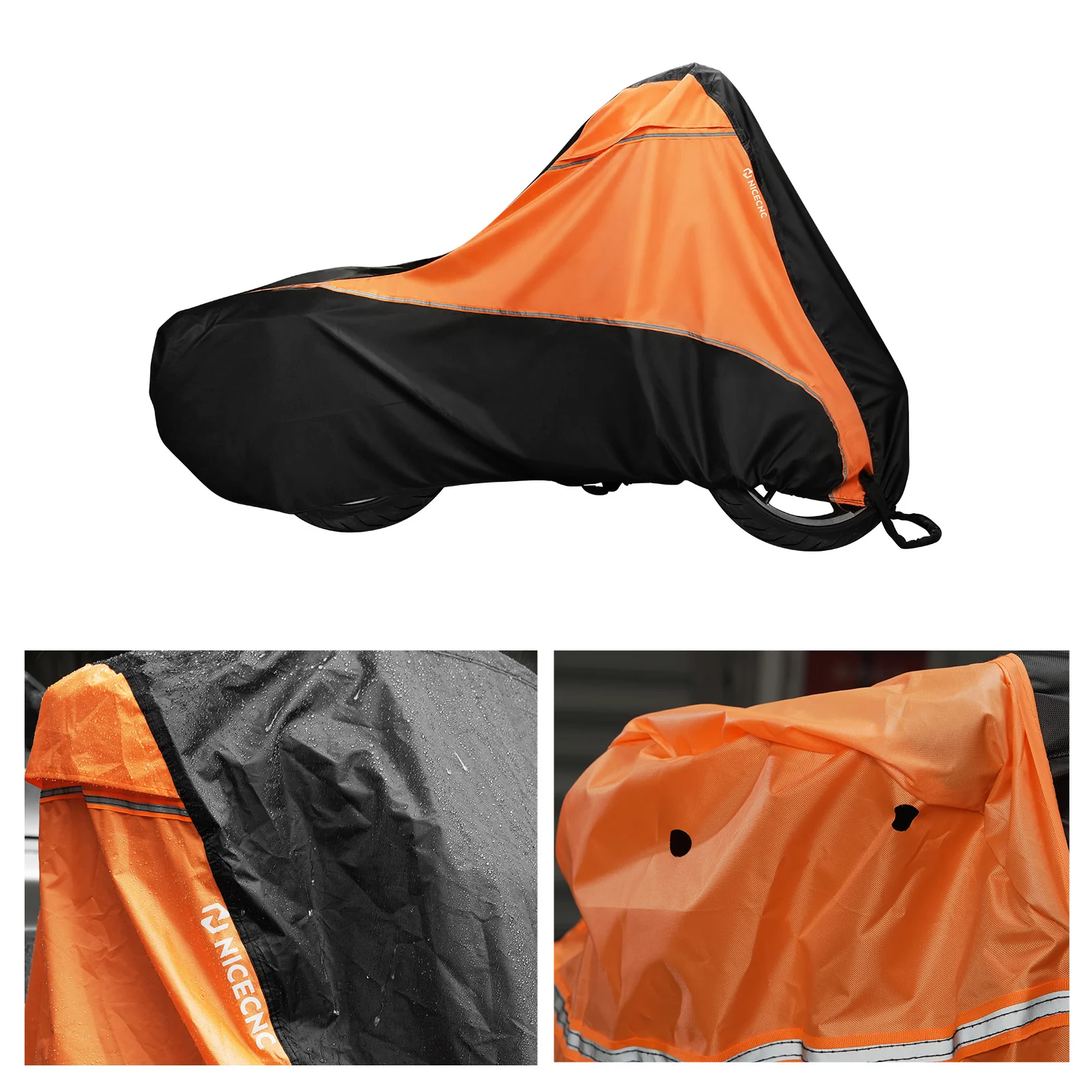 All-Weather Motorcycle Cover w/Heat Shield Protection For Harley Road King Street Glide - Image 6