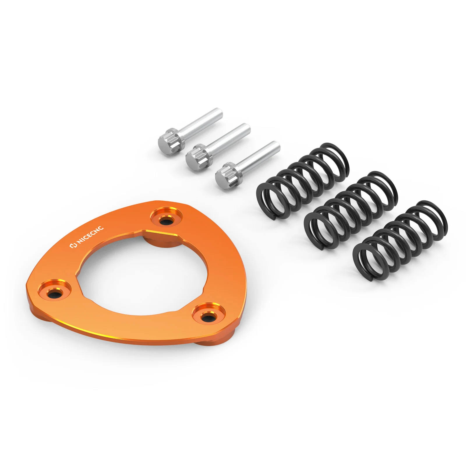 M8 Derby Cover w/Clutch Spring Stopper Plate Kit For Harley Road King Electra Street Glide - Image 12