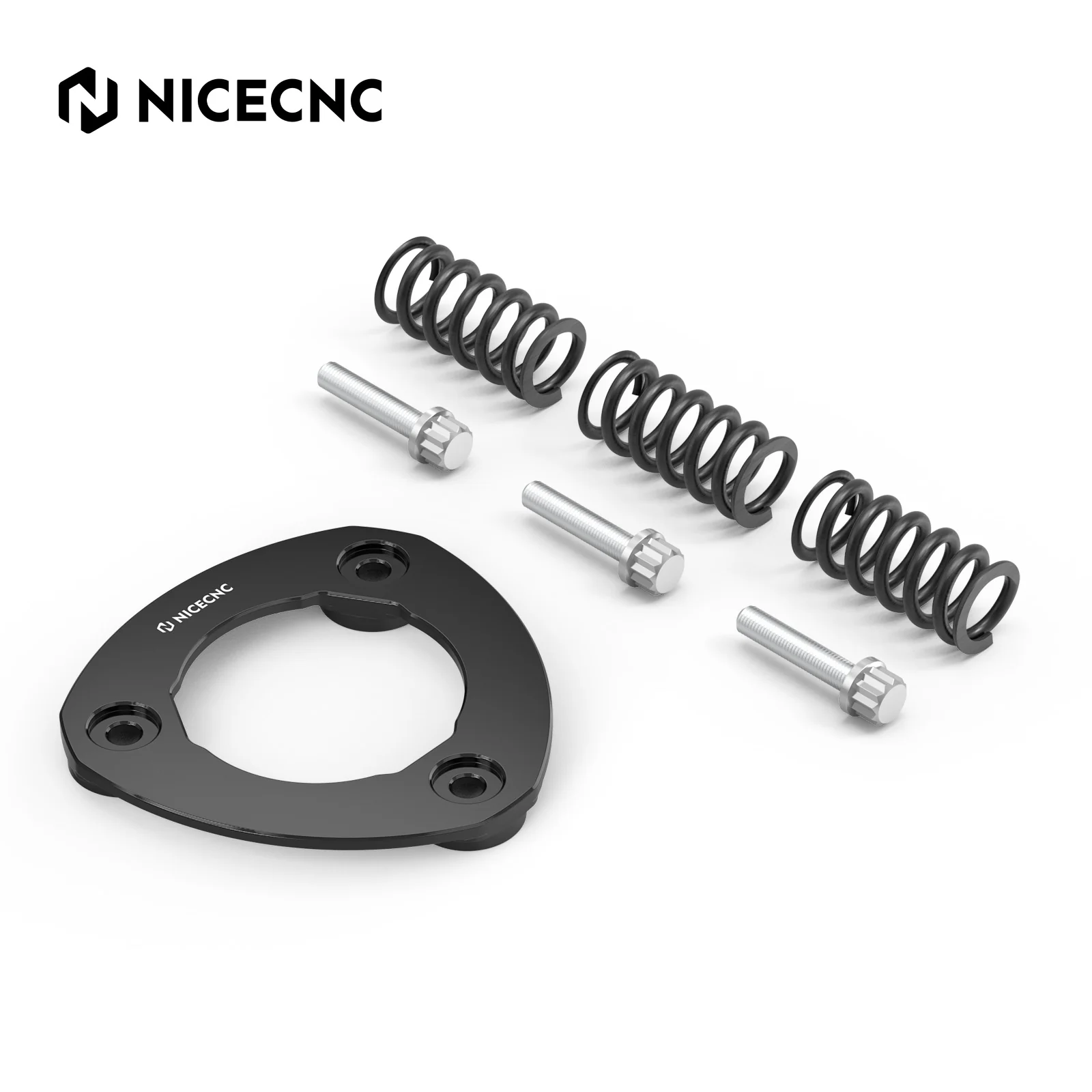 M8 Derby Cover w/Clutch Spring Stopper Plate Kit For Harley Road King Electra Street Glide - Image 19
