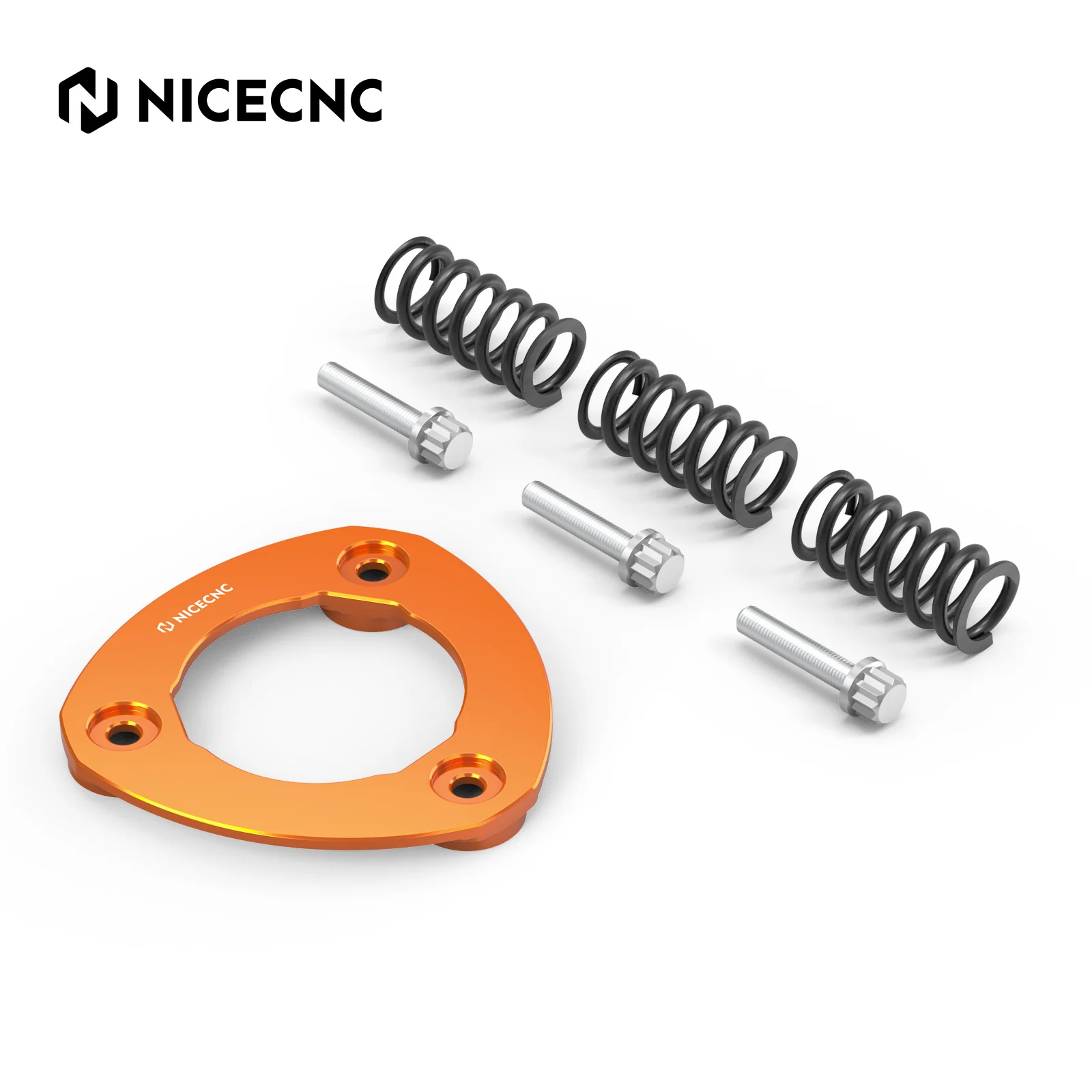 M8 Derby Cover w/Clutch Spring Stopper Plate Kit For Harley Road King Electra Street Glide - Image 7