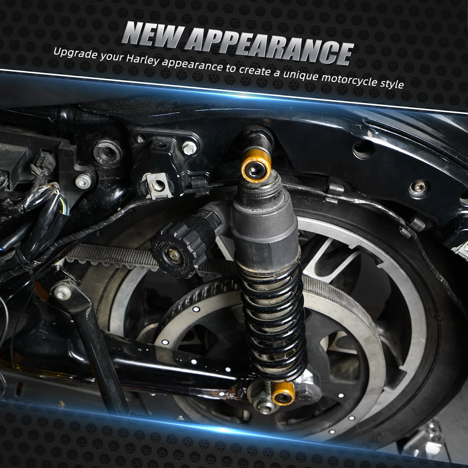 Rear Shock Mount Bolts Screws Hardware Kit For Harley Road King Street Glide - Image 3