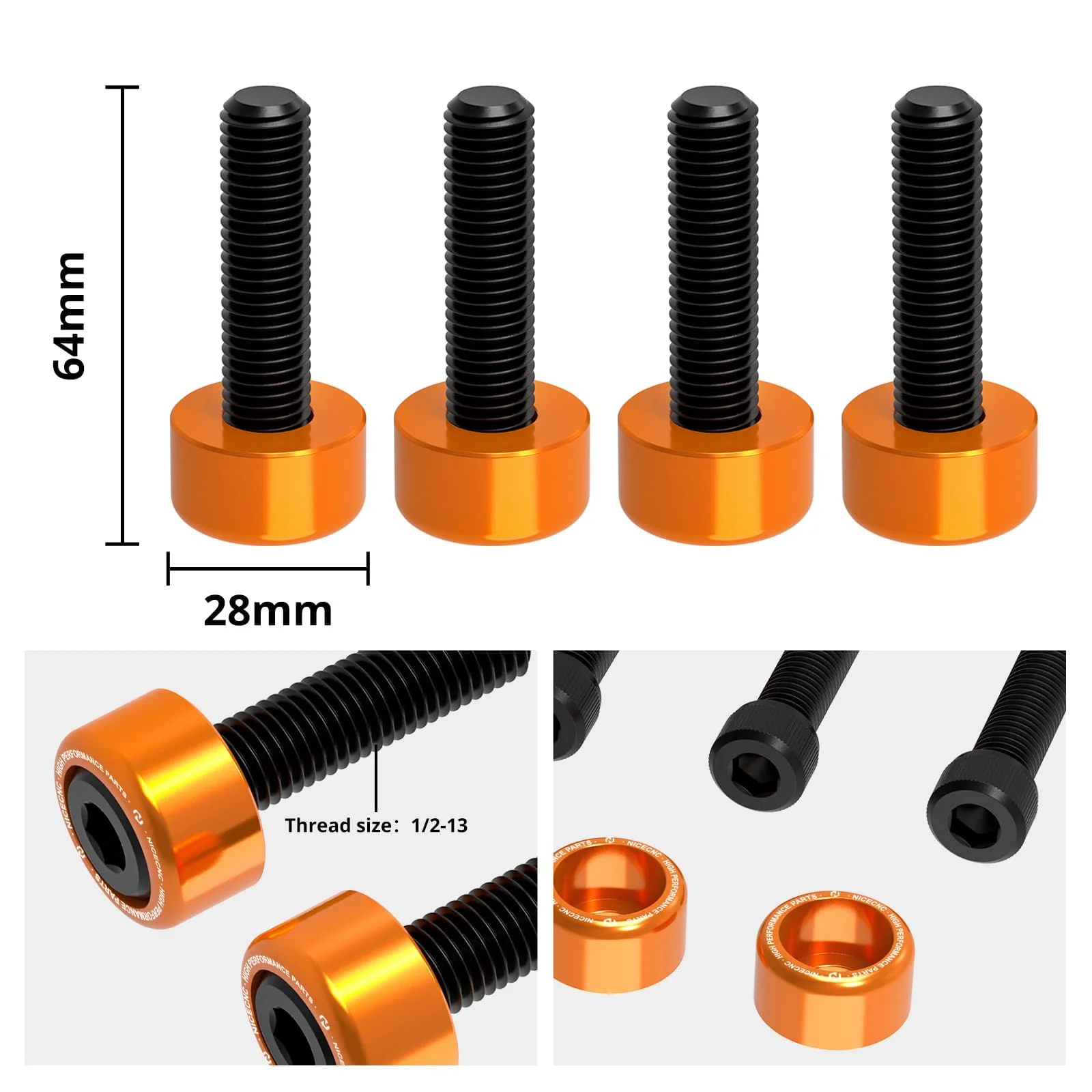 Rear Shock Mount Bolts Screws Hardware Kit For Harley Road King Street Glide - Image 6