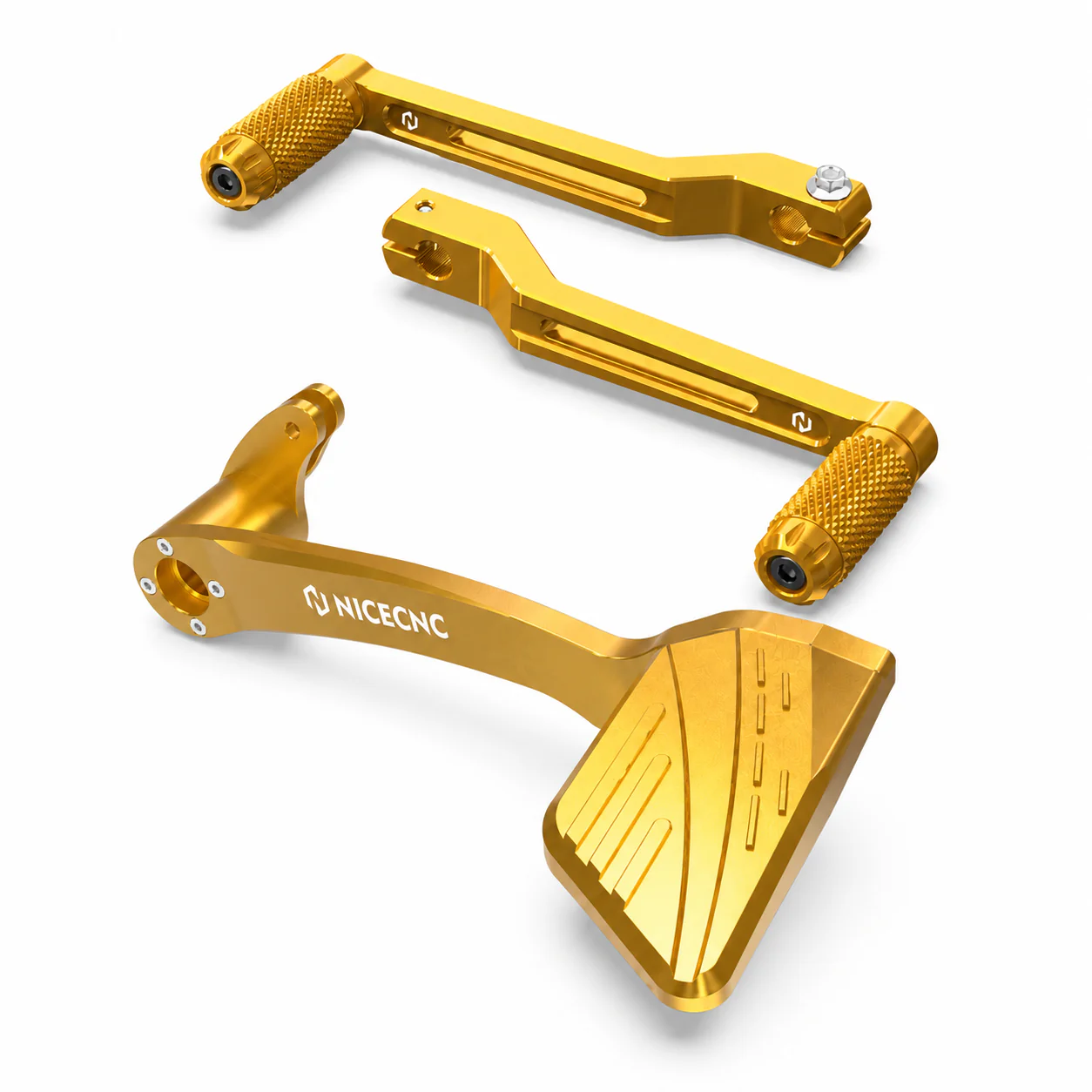 Rear Brake Arm Pedal Kit + Heel Toe Shifter Levers For Harley Road King Street Glide - Image 14