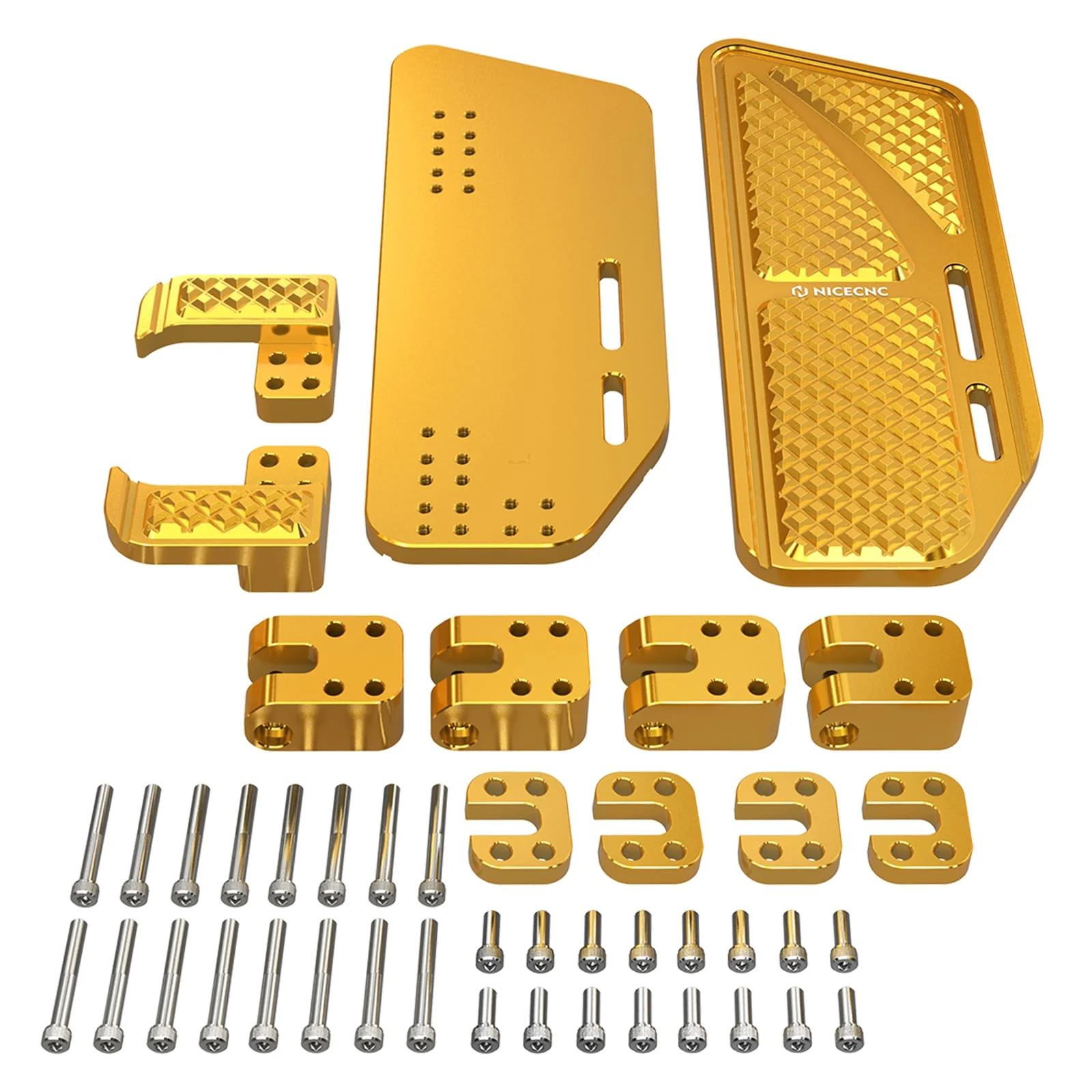 Rider Floorboards Footboards Inserts Kit For Harley Road King Electra Street Glide Ultra Limited - Image 14