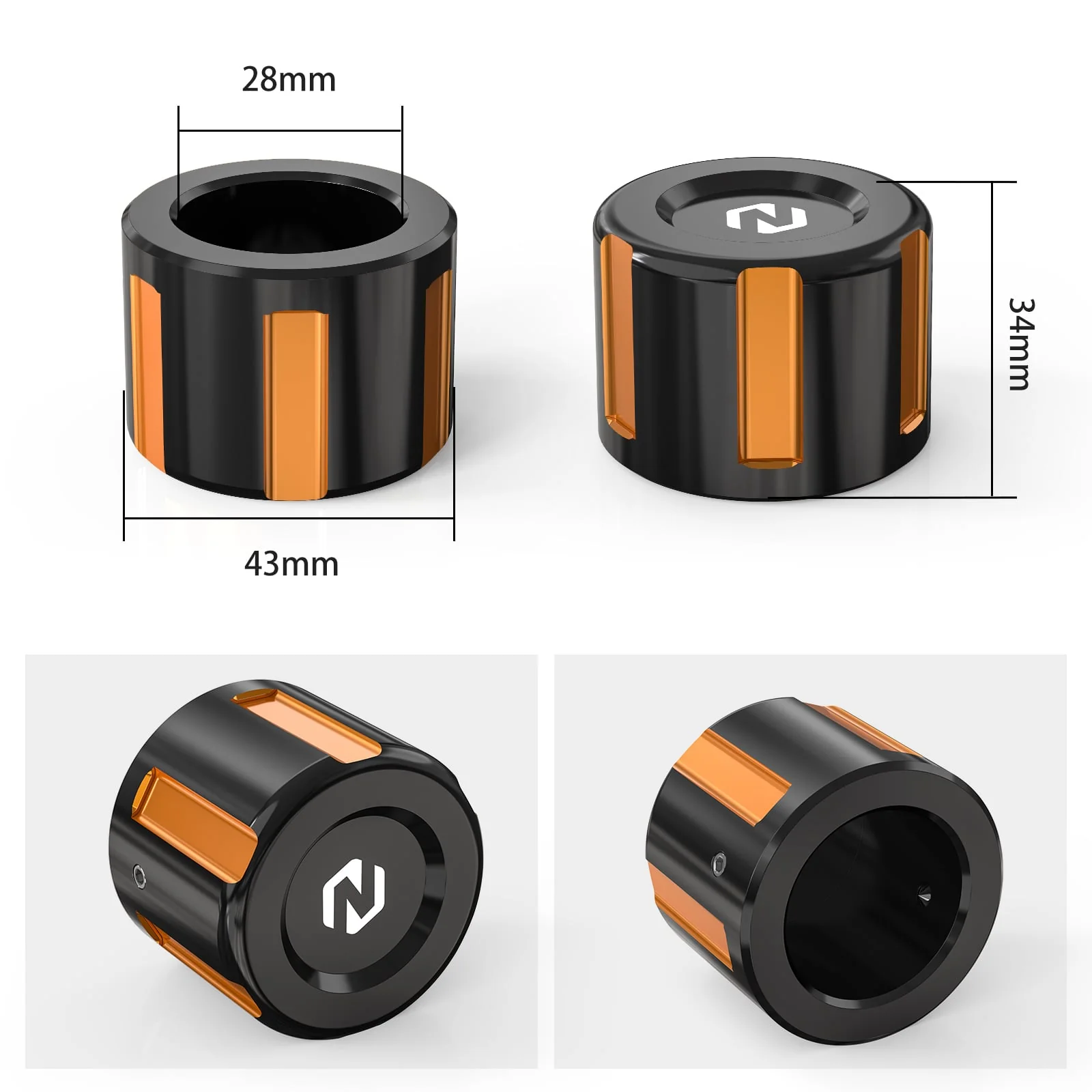 Front Axle Nut Covers Caps For Harley Sportster 1200 72 48 XL Iron 883 XL883N - Image 8