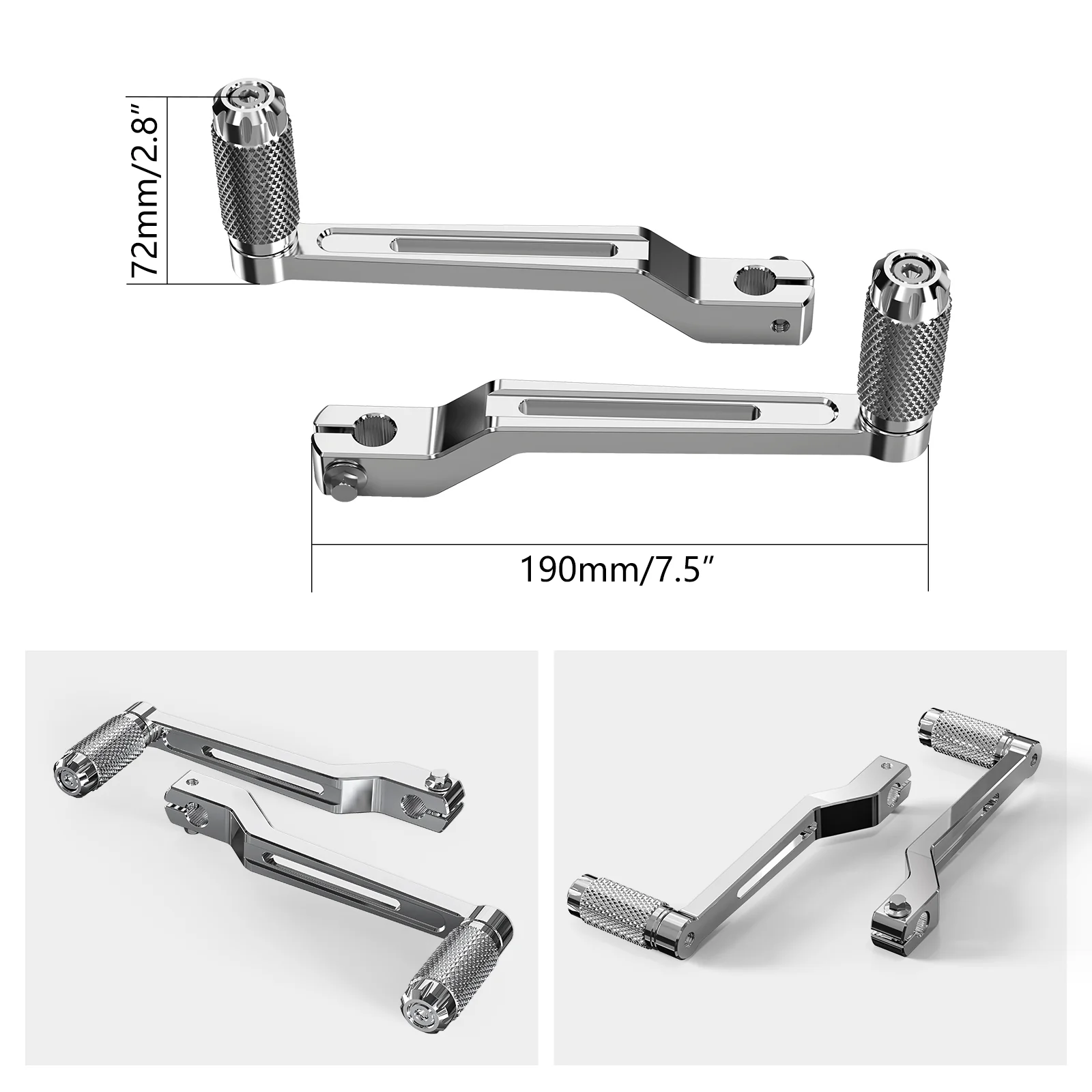 Heel Toe Gear Shifter Levers Pegs For Harley Road King Electra Street Glide Ultra Limited - Image 22