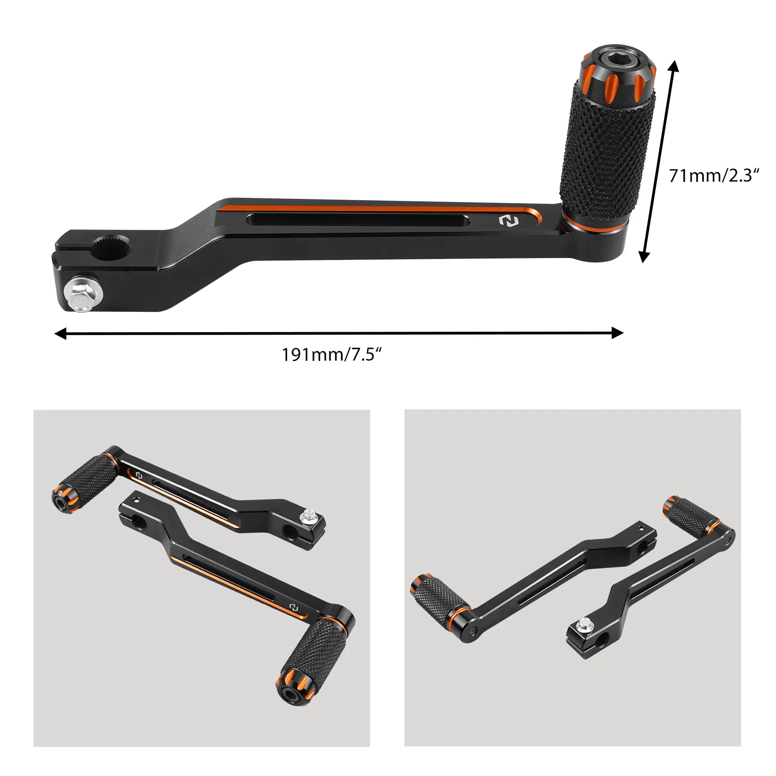 Heel Toe Gear Shifter Levers Pegs For Harley Road King Electra Street Glide Ultra Limited - Image 7