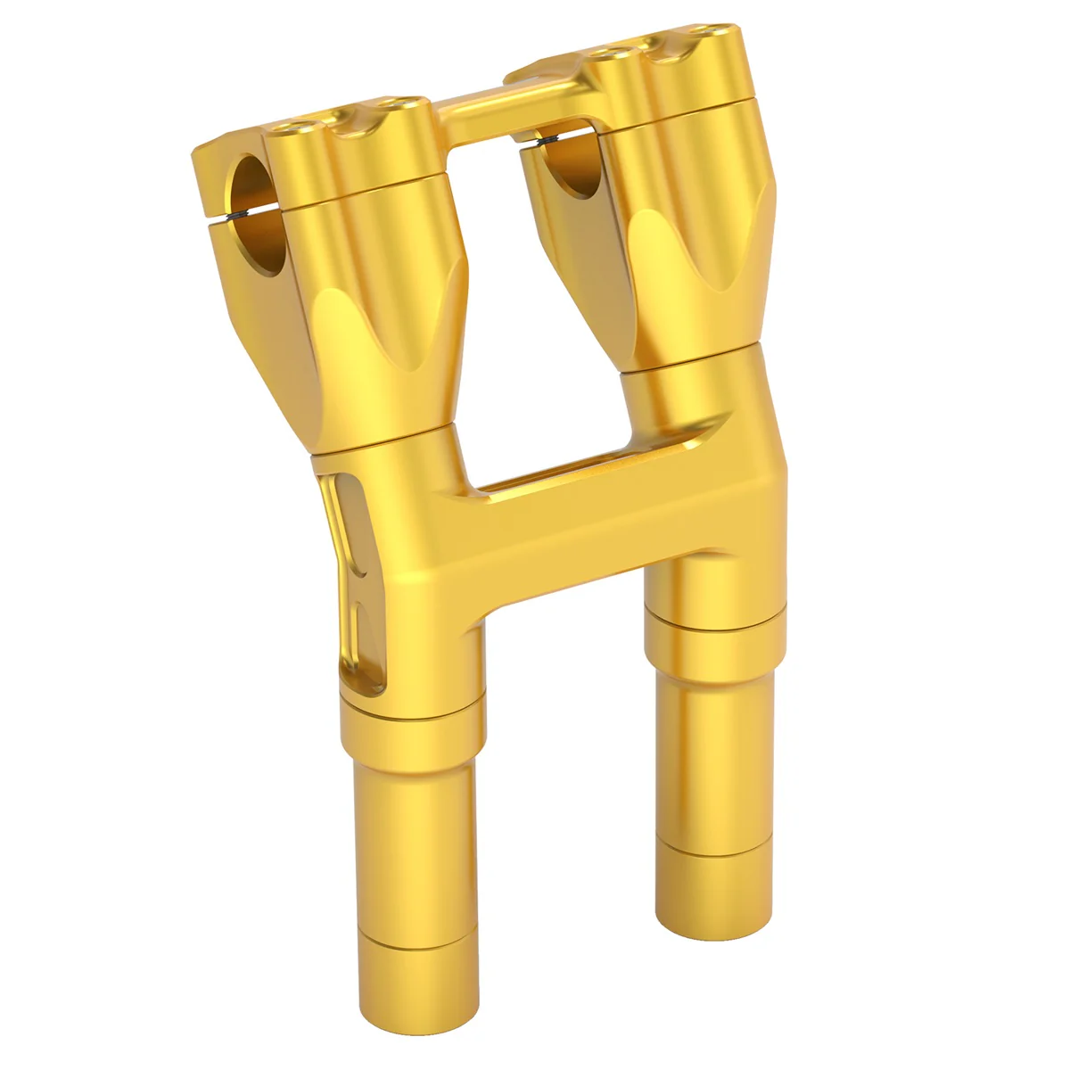 Kickback 1-1/8" Handlebar Riser Adjustable For Harley Softail Heritage Fat Boy - Image 11