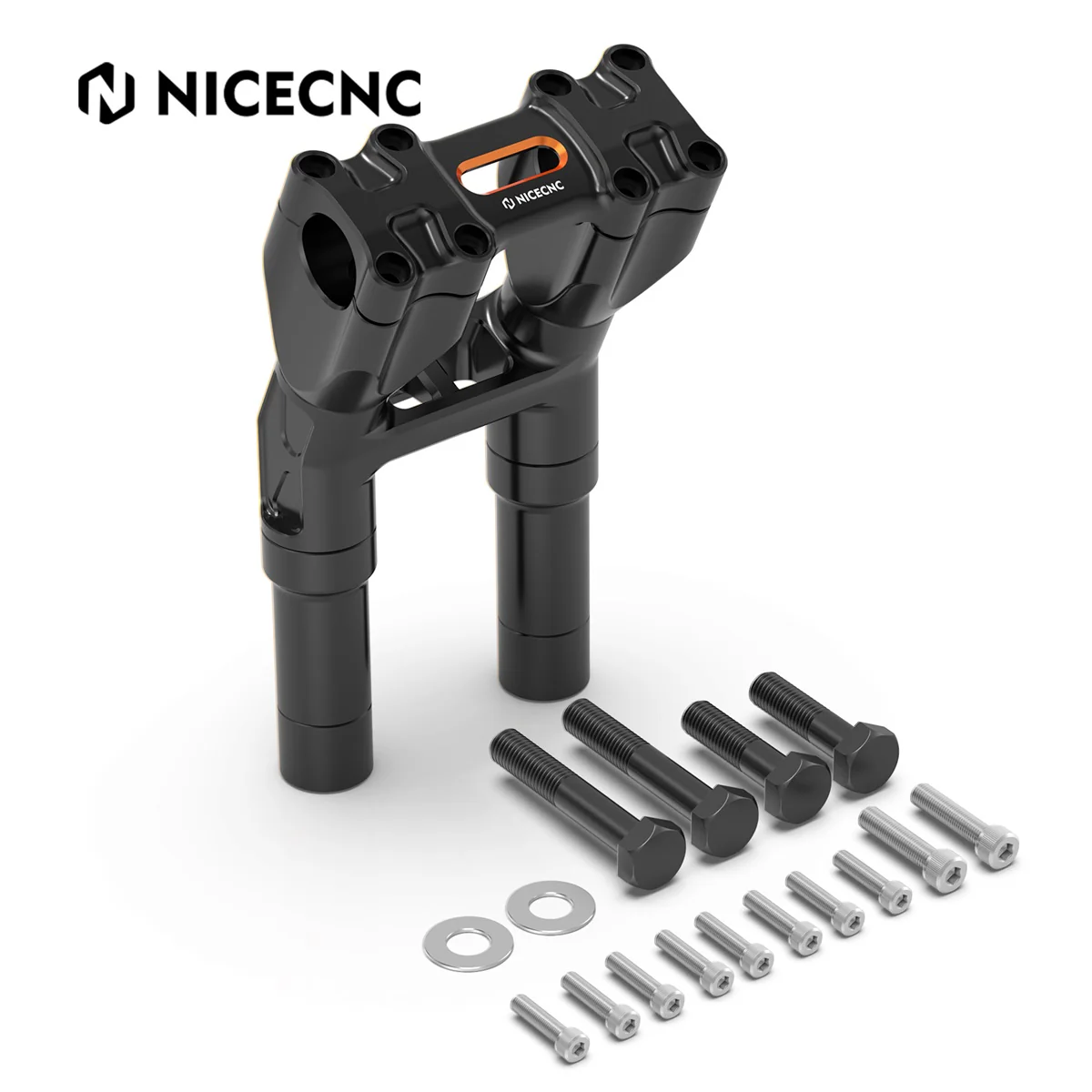 Kickback 1-1/8" Handlebar Riser Adjustable For Harley Softail Heritage Fat Boy - Image 12