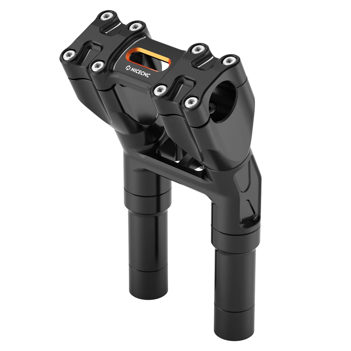 Kickback 1-1/8" Handlebar Riser Adjustable For Harley Softail Heritage Fat Boy - Image 18