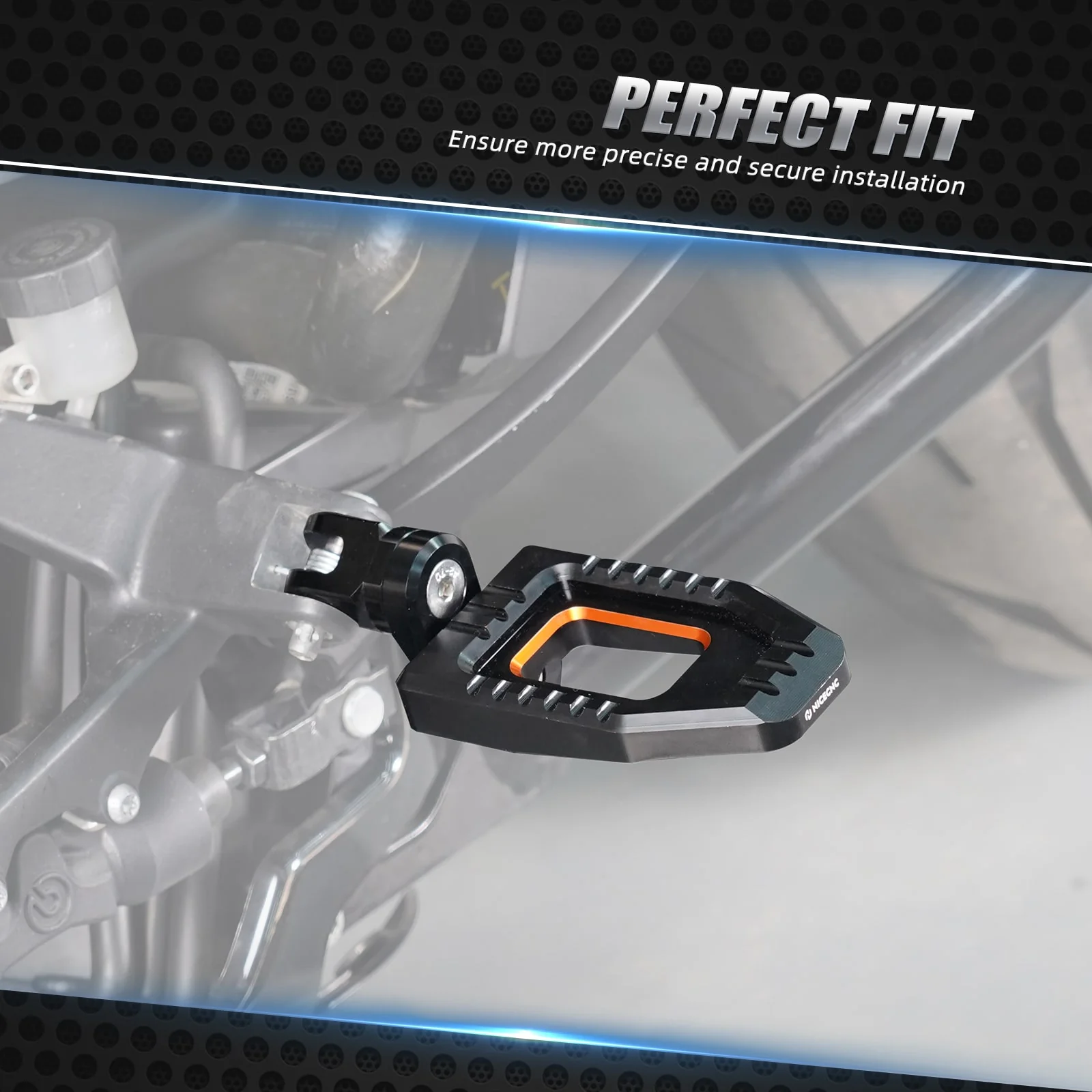 Adjustable Enlarged Rider Footpegs For Harley Softail Standard Low Rider S ST Street Bob - Image 17