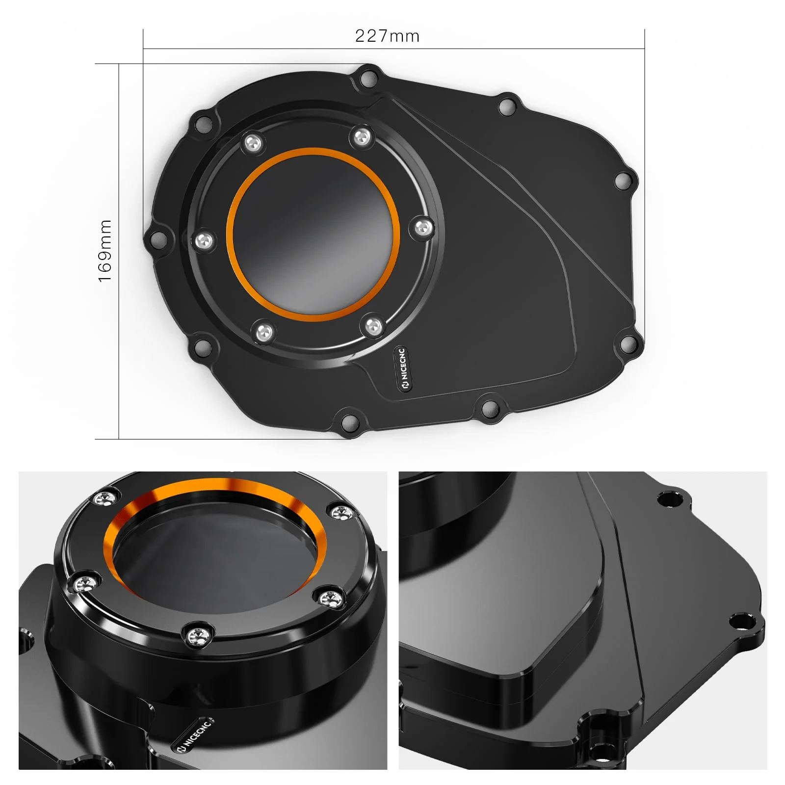 Transparent M8 Camshaft Cam Shaft Cover For Harley Road King Electra Street Glide - Image 6