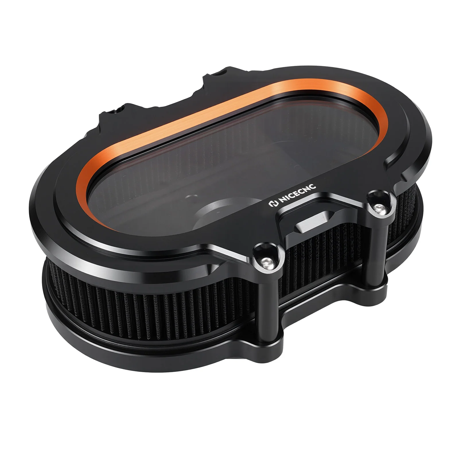 M8 Transparent Air Cleaner Intake Filter Kit For Harley Road King Electra Street Glide - Image 11