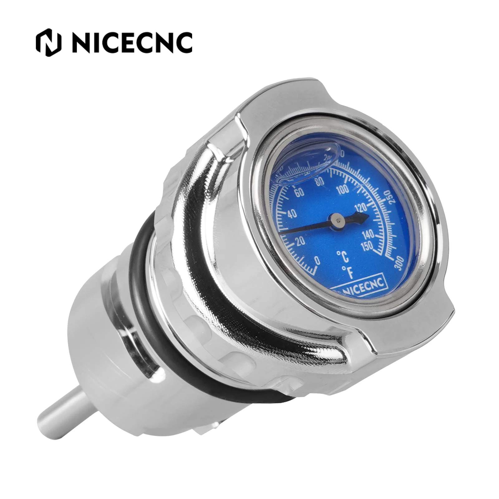 Oil Dipstick Filler Plug w/Thermometer Gauge For Harley Sportster 1200 48 72 XL Iron 883 - Image 10