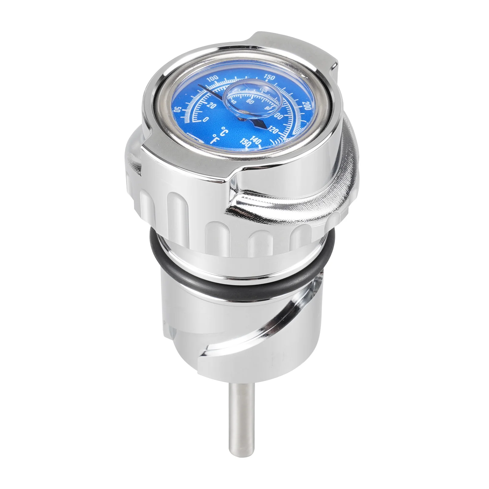 Oil Dipstick Filler Plug w/Thermometer Gauge For Harley Sportster 1200 48 72 XL Iron 883 - Image 13