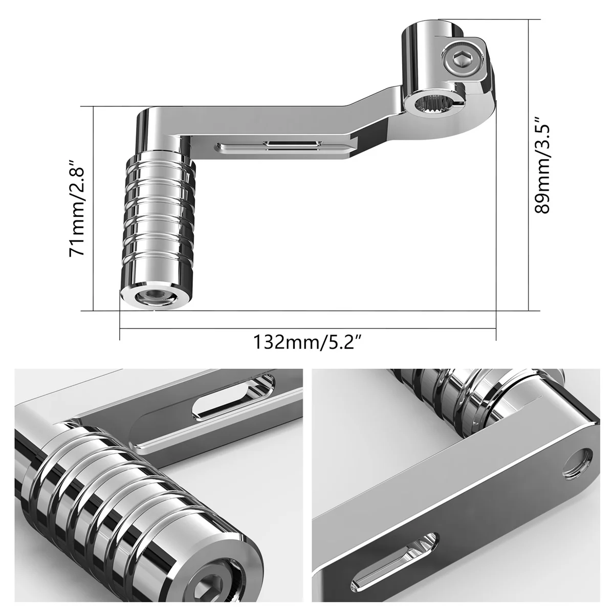 Chrome Gear Shift Shfiter Lever For Harley Sportster 1200 883 48 72 XL Roadster - Image 4