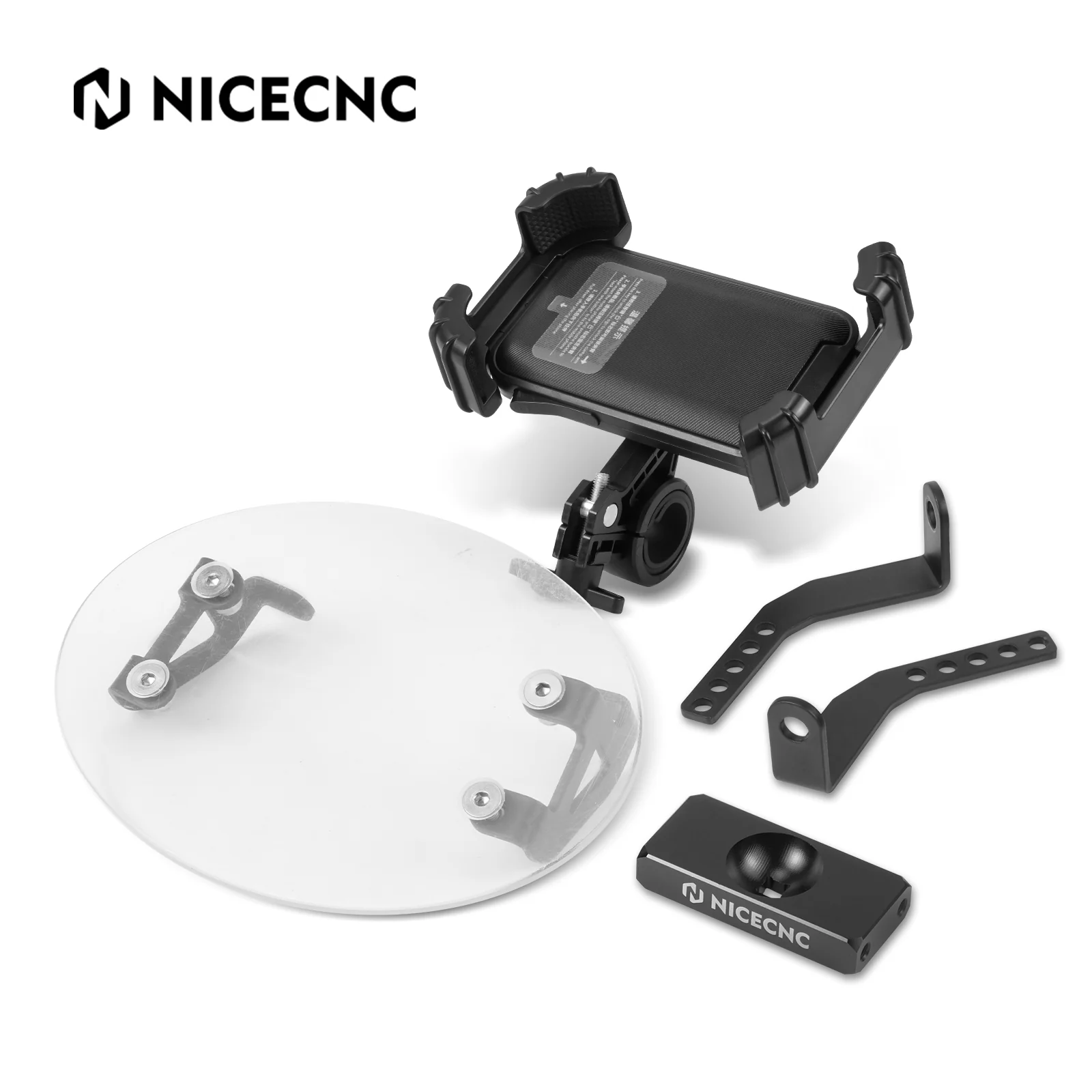 Handlebar Kickback Risers & Phone Holder Bracket Mount Kit For Harley Sportster S 1250 - Image 12