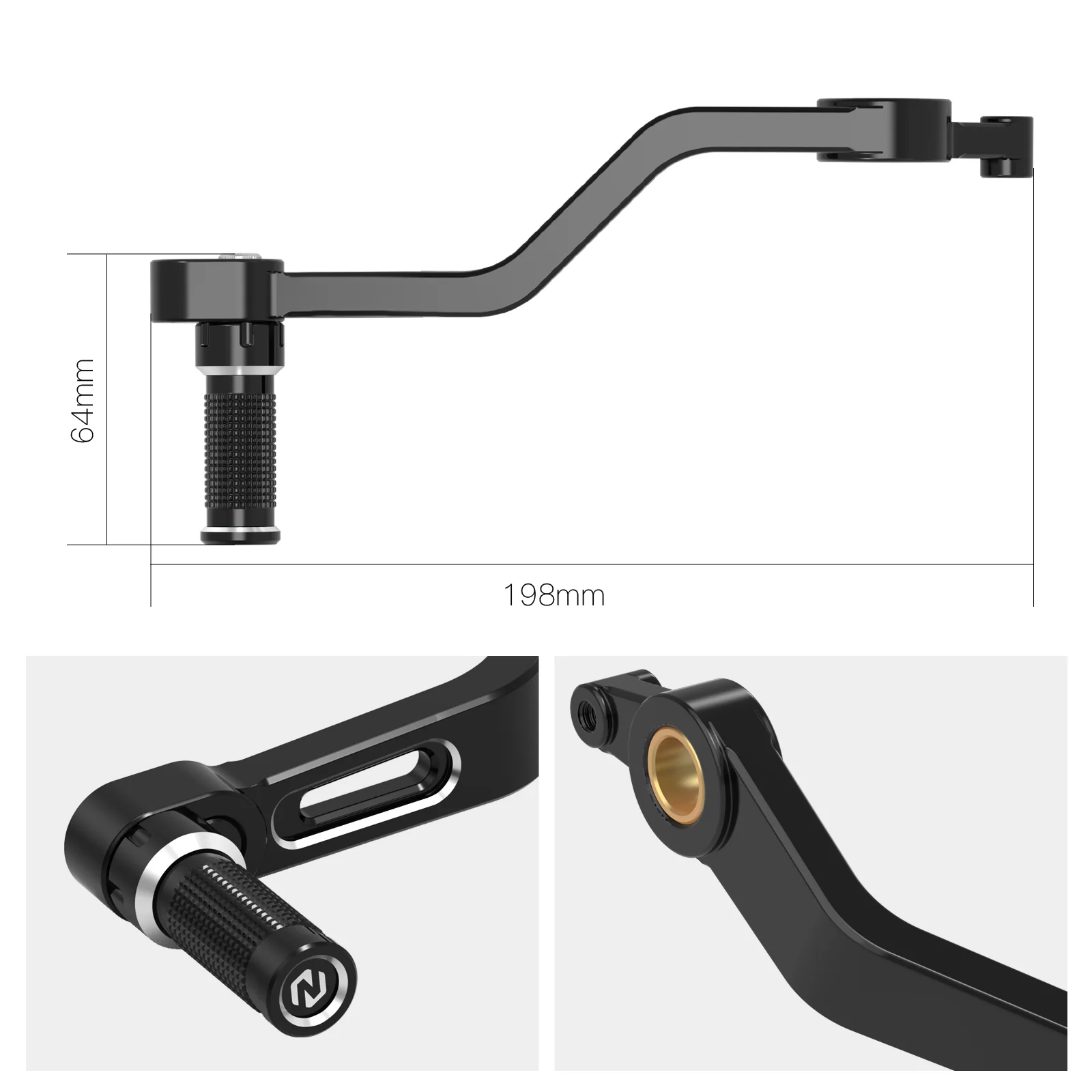 Rider Foot Pegs + Gear Stick Shift Lever + Rear Brake Pedal For Harley Sportster S - Image 25