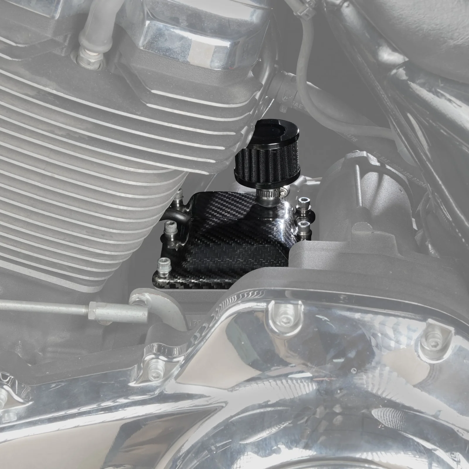 Transparent Vented Transmission Top Cover For Harley-Davidson M8 Engine 2017-2024 - Image 27