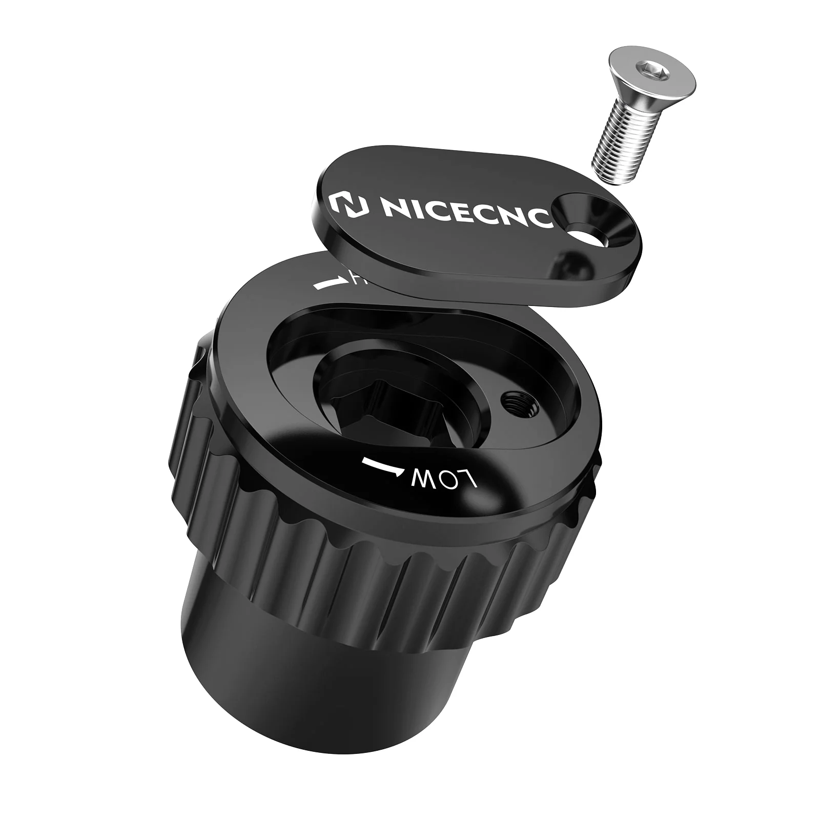 Rear Suspension Shock Pre-Load Adjuster Knob Bolt For Harley Street Glide Road King - Image 4