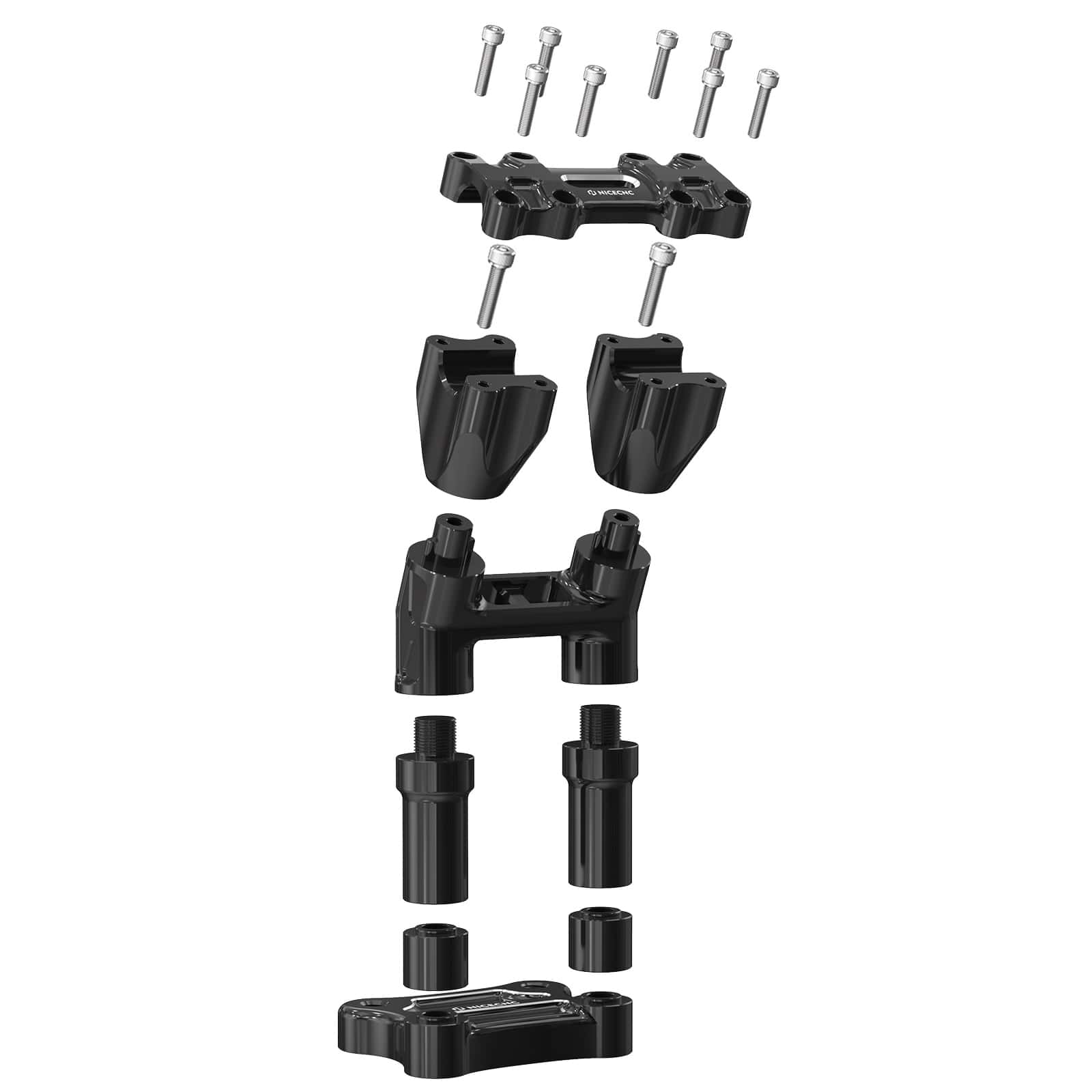 Modular Kickback Risers For Harley Tri Electra Street Glide Ultra Limited 1" Handlebar - Image 25