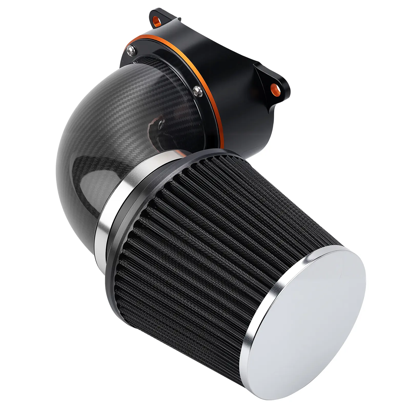 High-Flow Air Cleaner w/External Breather Kit For Harley Twin Cam Engine 2001-2016 - Image 10