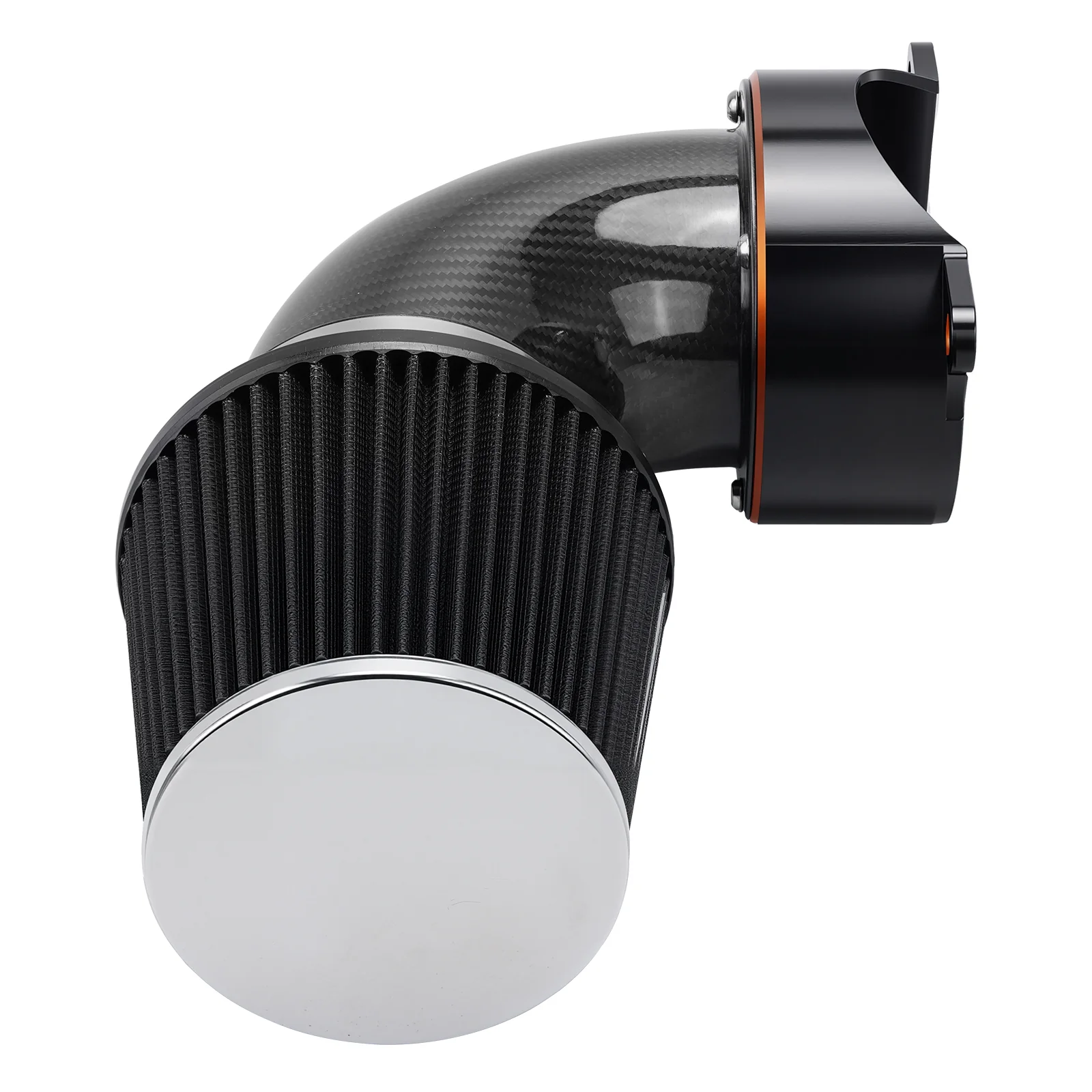 High-Flow Air Cleaner w/External Breather Kit For Harley Twin Cam Engine 2001-2016 - Image 11