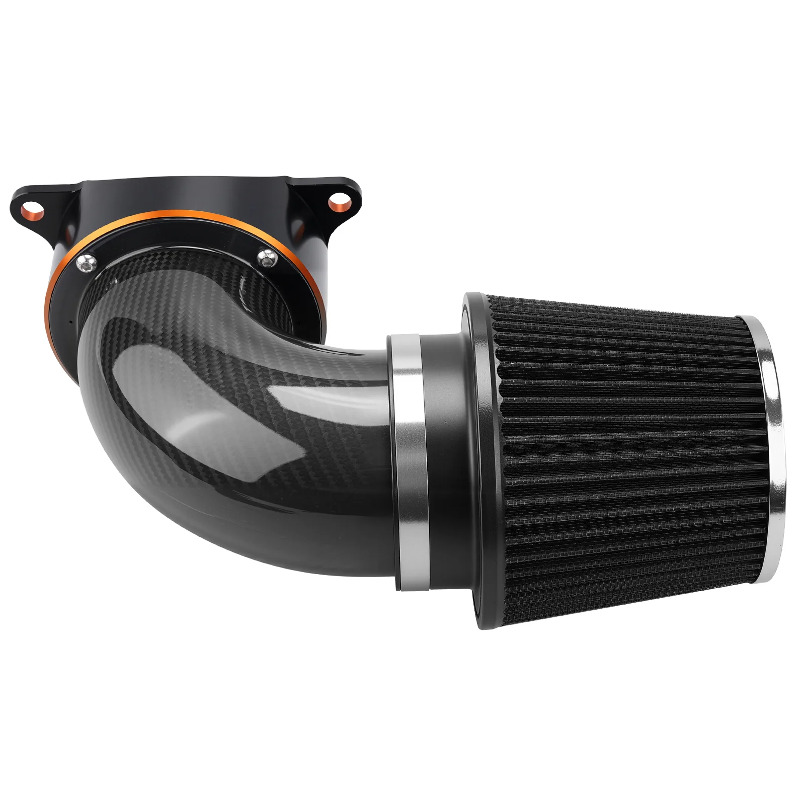High-Flow Air Cleaner w/External Breather Kit For Harley Twin Cam Engine 2001-2016 - Image 9