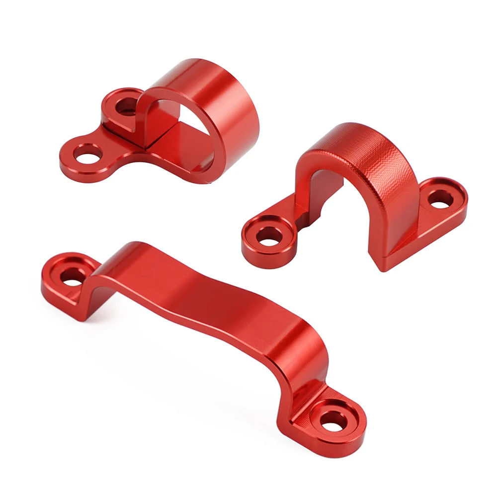 3PCS Rear Brake Line Guide Cable Clamps for Honda CRF450R/X CRF250R