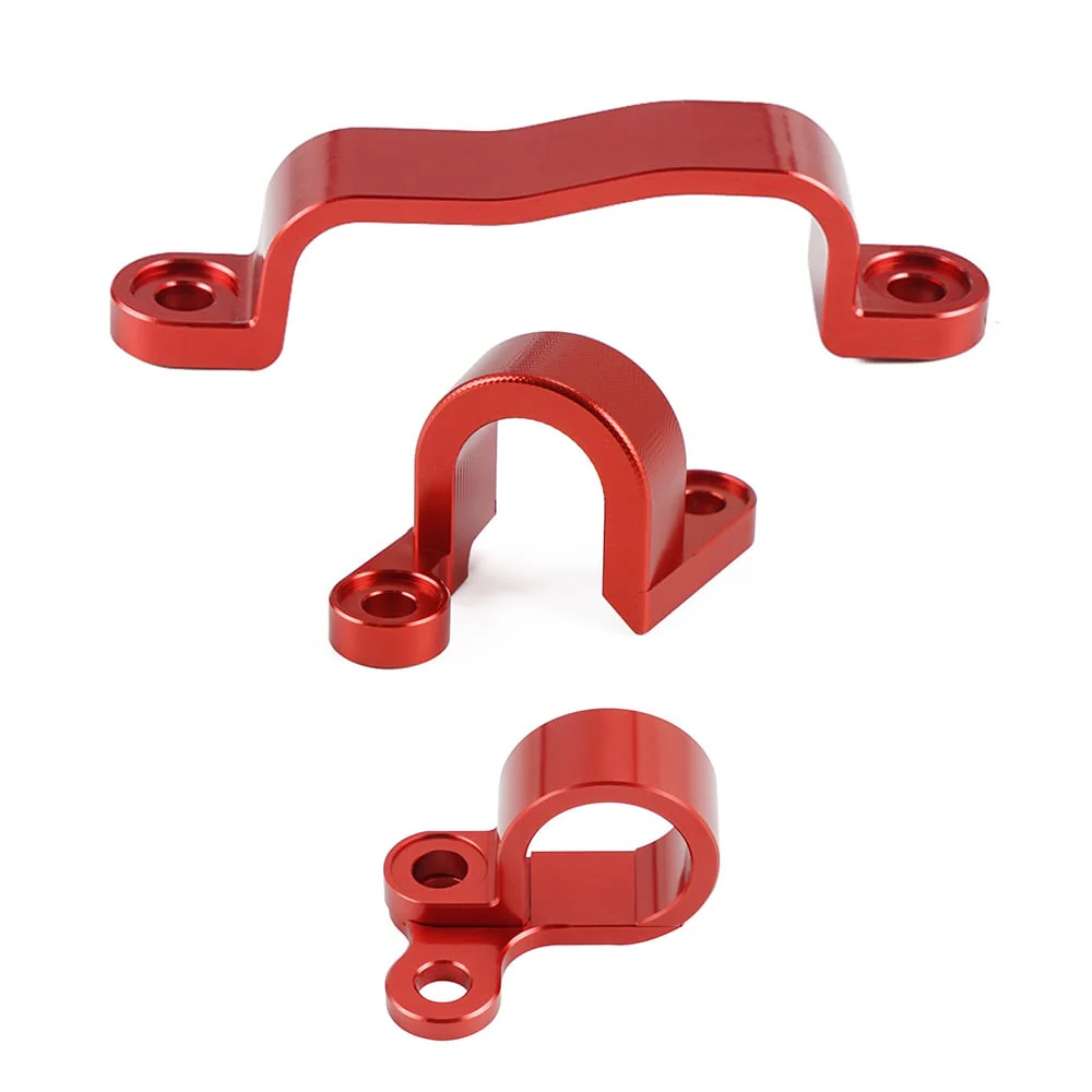 3PCS Rear Brake Line Guide Cable Clamps for Honda CRF450R/X CRF250R - Image 3