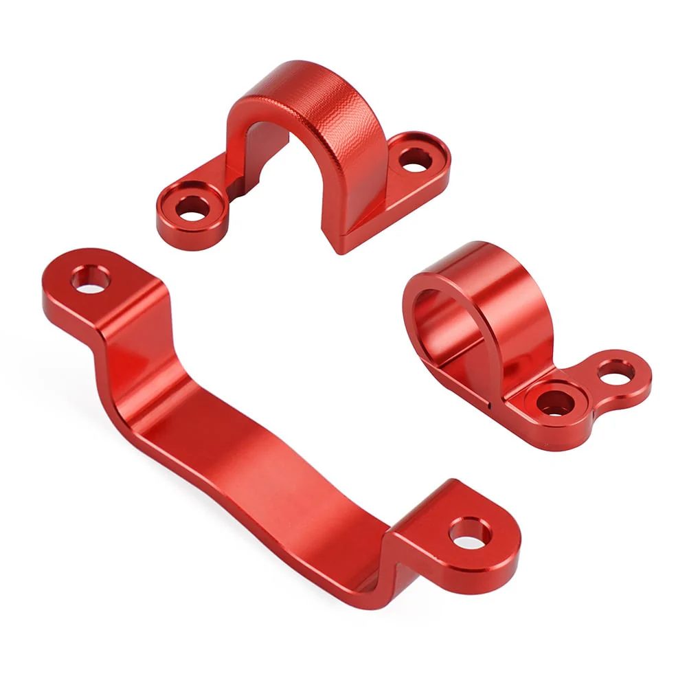 3PCS Rear Brake Line Guide Cable Clamps for Honda CRF450R/X CRF250R - Image 4