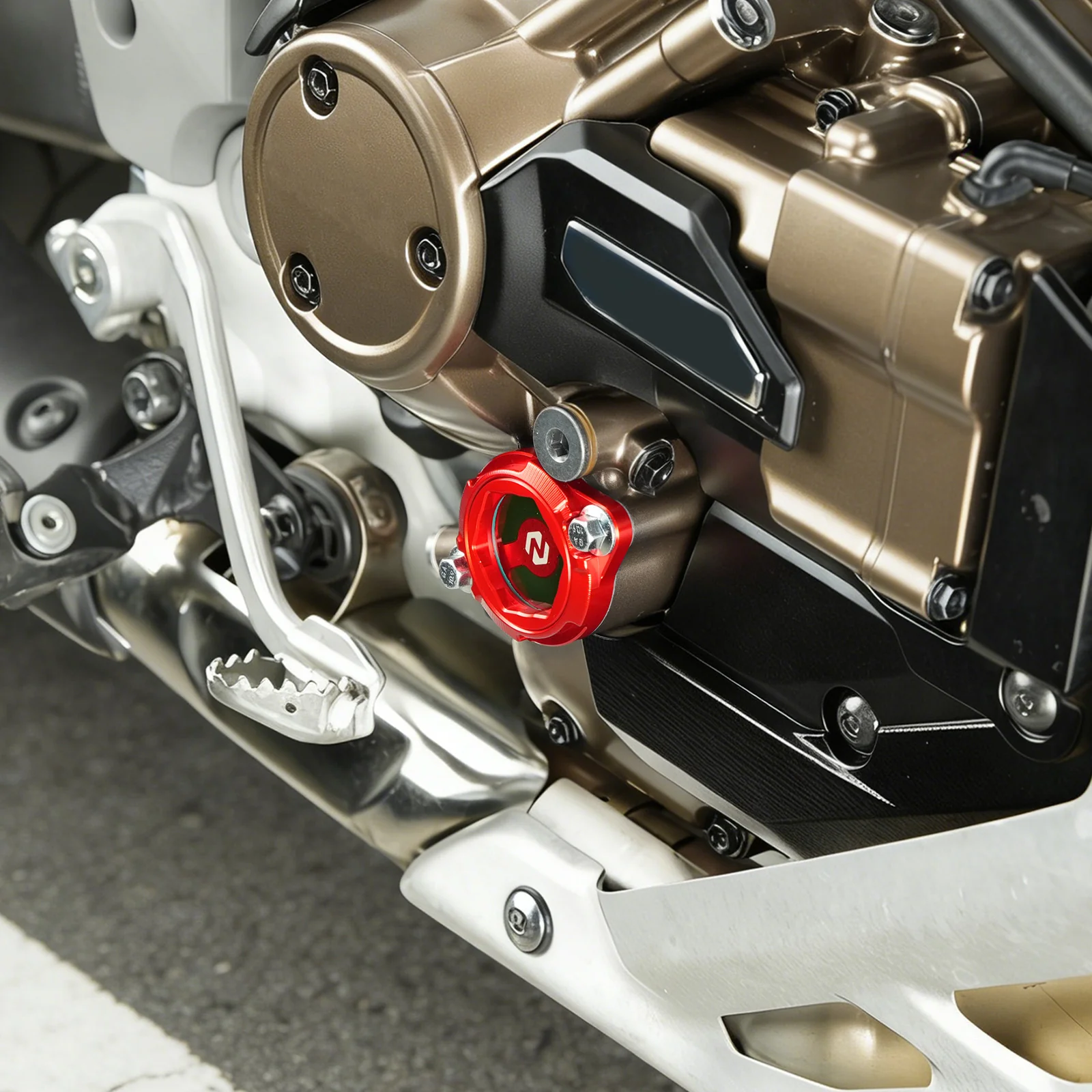 Transparent Oil Filter Cover For Honda Africa Twin CRF 1000 1100L ADV Sports - Image 2