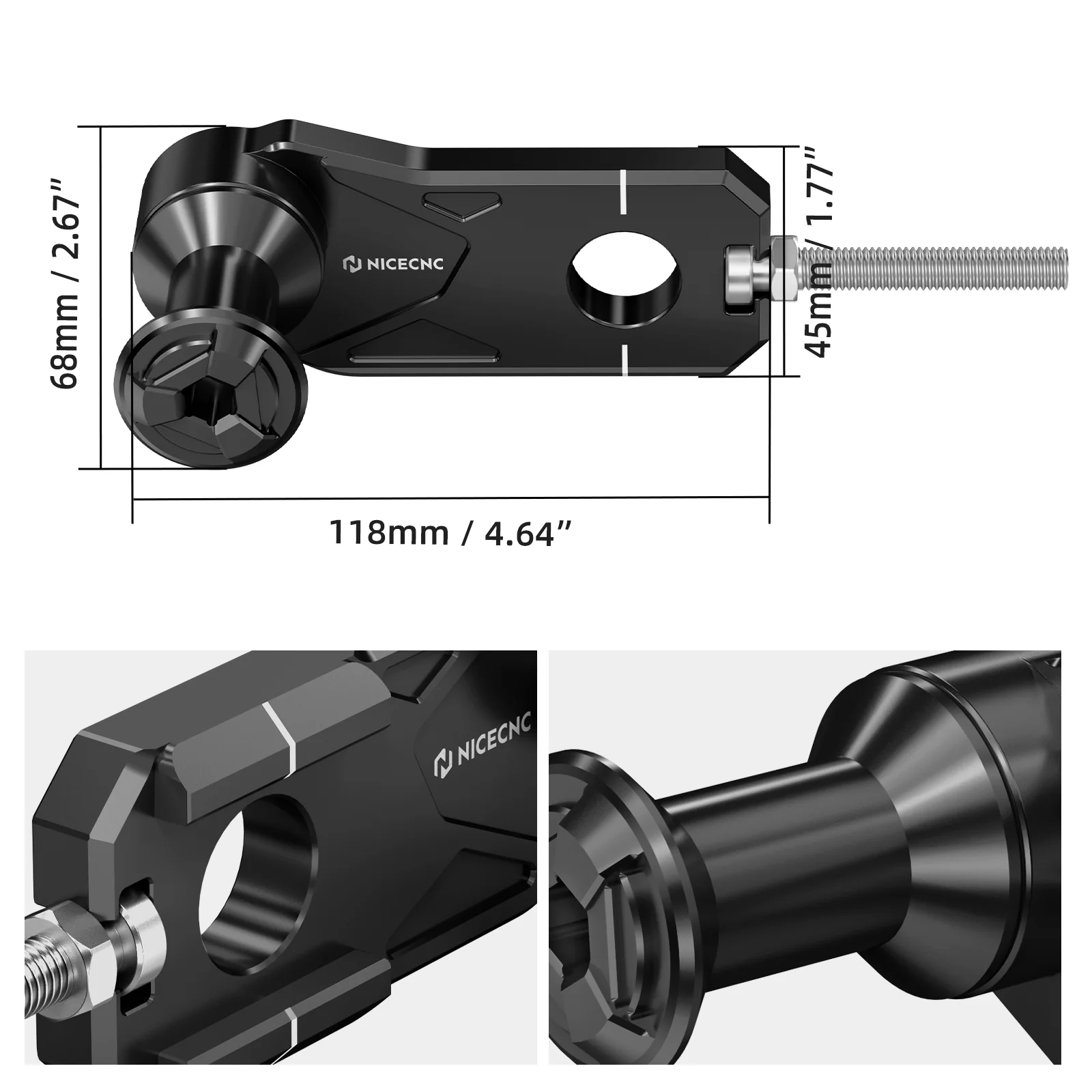 Rear Axle Blocks Chain Tensioner Adjuster For Honda Africa Twin CRF 1100L 2020-2026 - Image 16