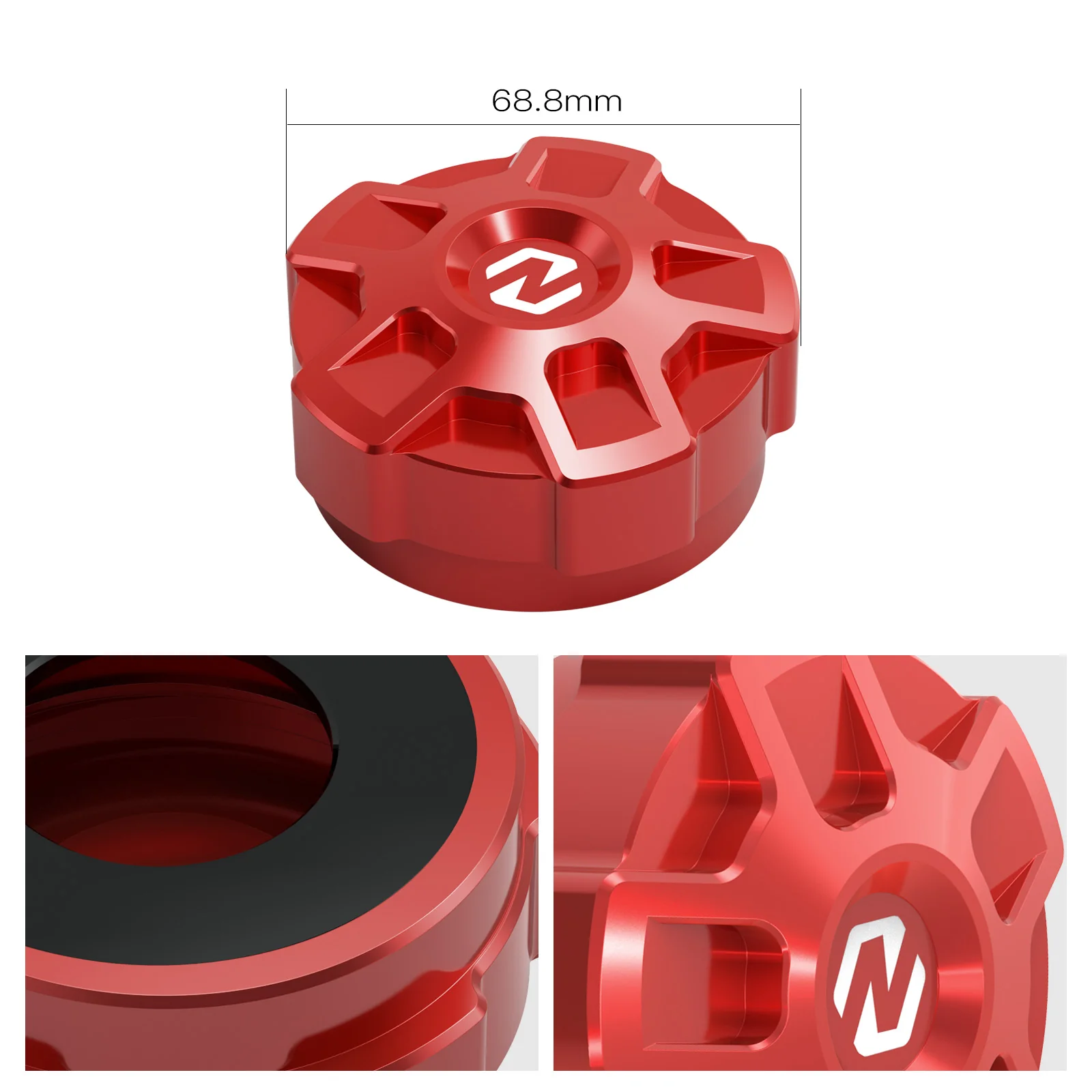 Fuel Tank Gas Cap Cover For Honda Talon 1000R-4 1000X-4 1000XS-4 2019-2024 - Image 2