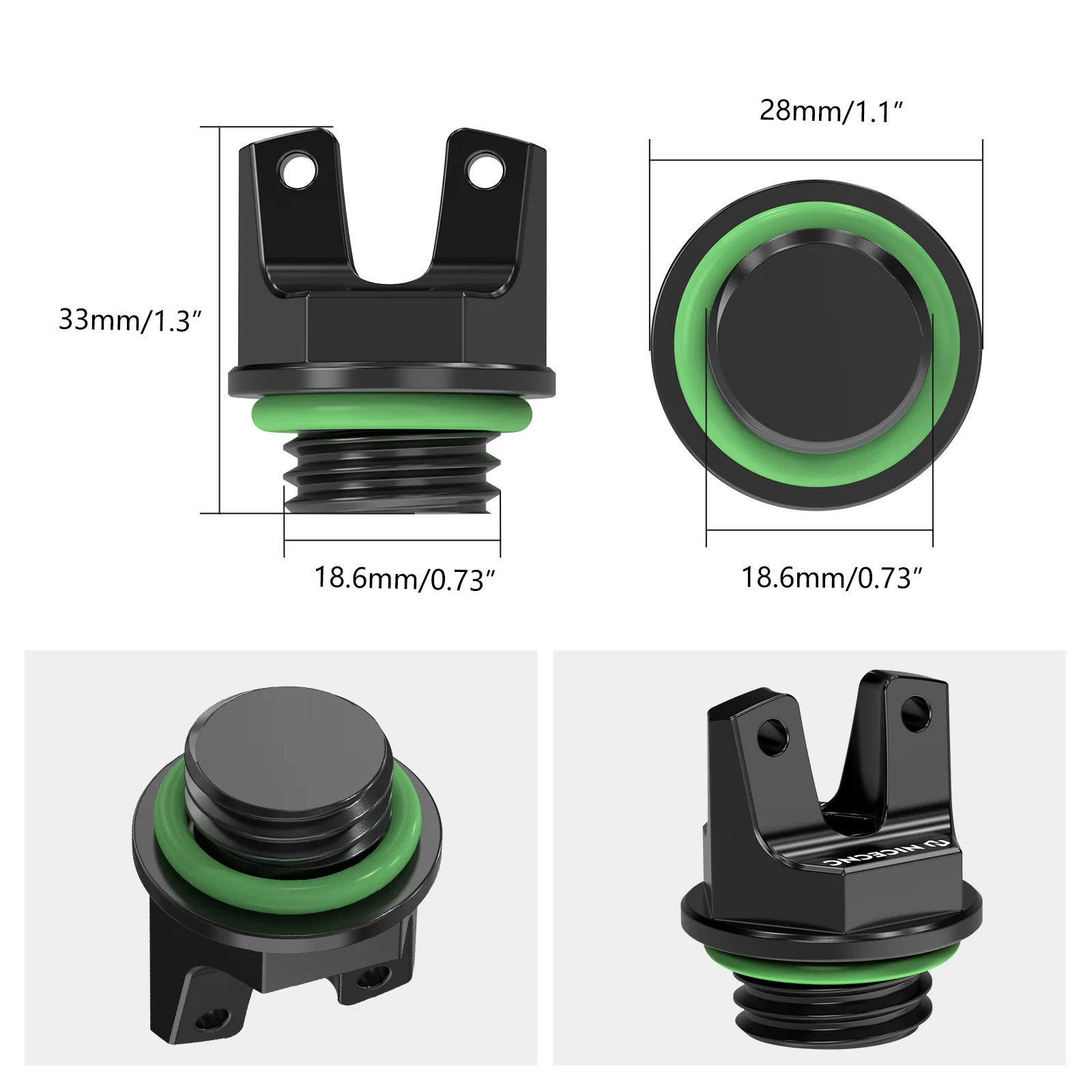 ATV Crankcase Cover Oil Filler Caps For Honda TRX 450 R / ER 2006-2014 - Image 9