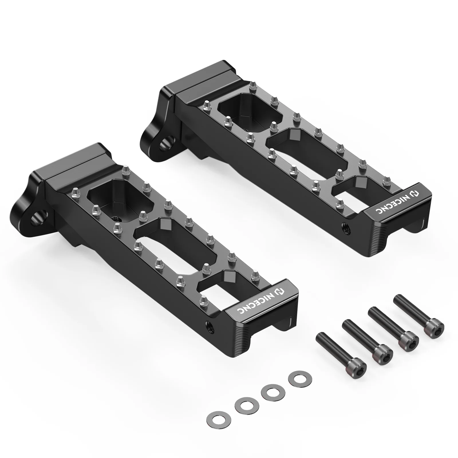 ATV Rider Foot Pegs Rest Pedals Kit For Honda TRX 450 R / ER 2006-2014 - Image 11