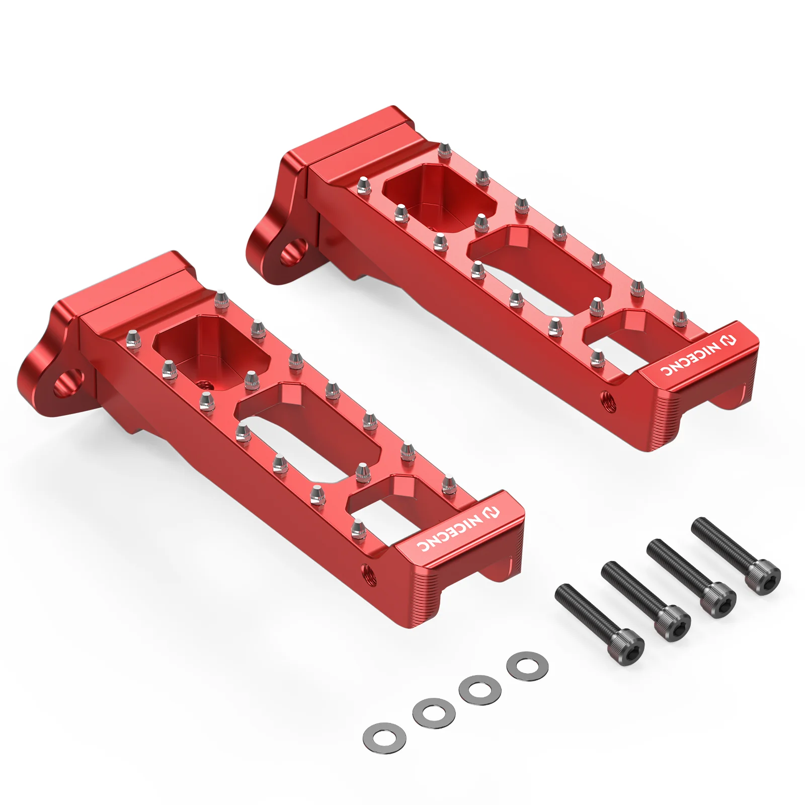 ATV Rider Foot Pegs Rest Pedals Kit For Honda TRX 450 R / ER 2006-2014 - Image 7