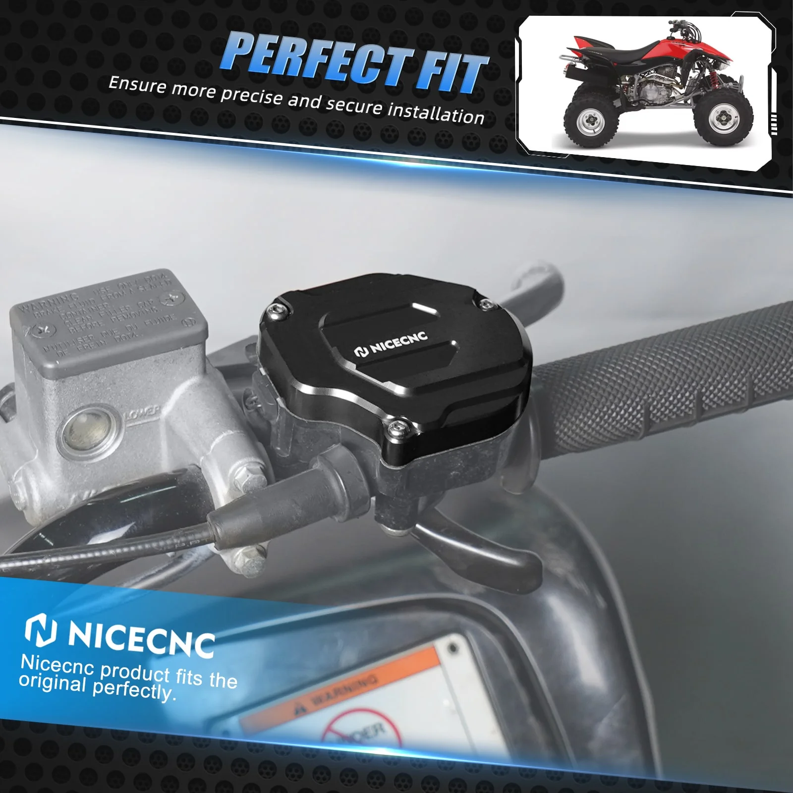 ATV Throttle Case Cover Guard w/Gasket For Honda TRX 450 R / ER 2006-2014 - Image 3