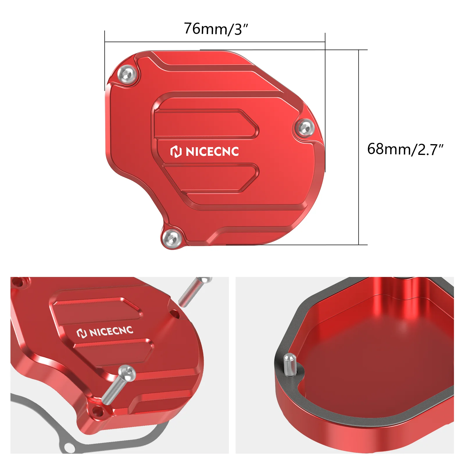 ATV Throttle Case Cover Guard w/Gasket For Honda TRX 450 R / ER 2006-2014 - Image 6